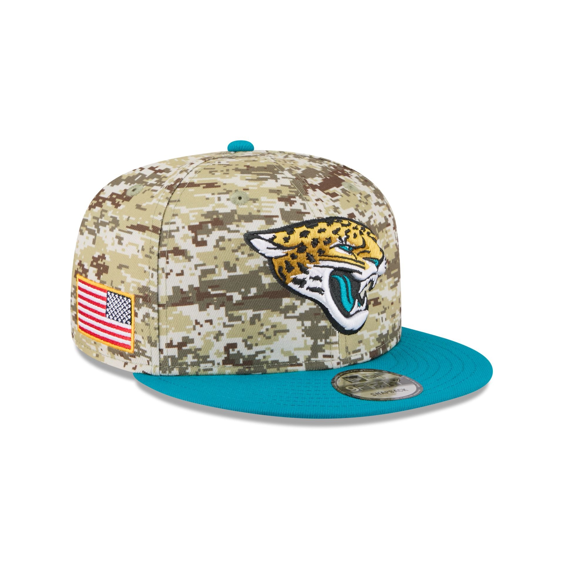 Jacksonville Jaguars 2025 Salute to Service Fan Gear 9FIFTY Snapback H ...