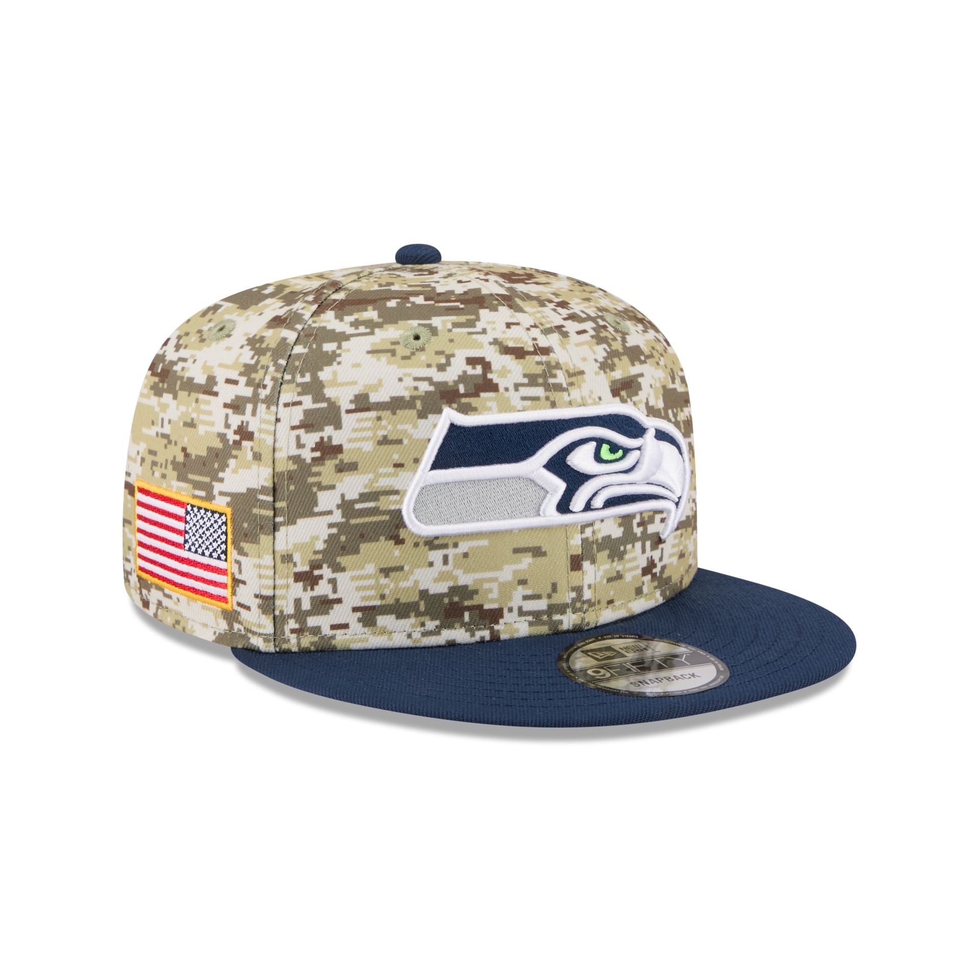 Seattle Seahawks 2025 Salute to Service Fan Gear 9FIFTY Snapback Hat ...