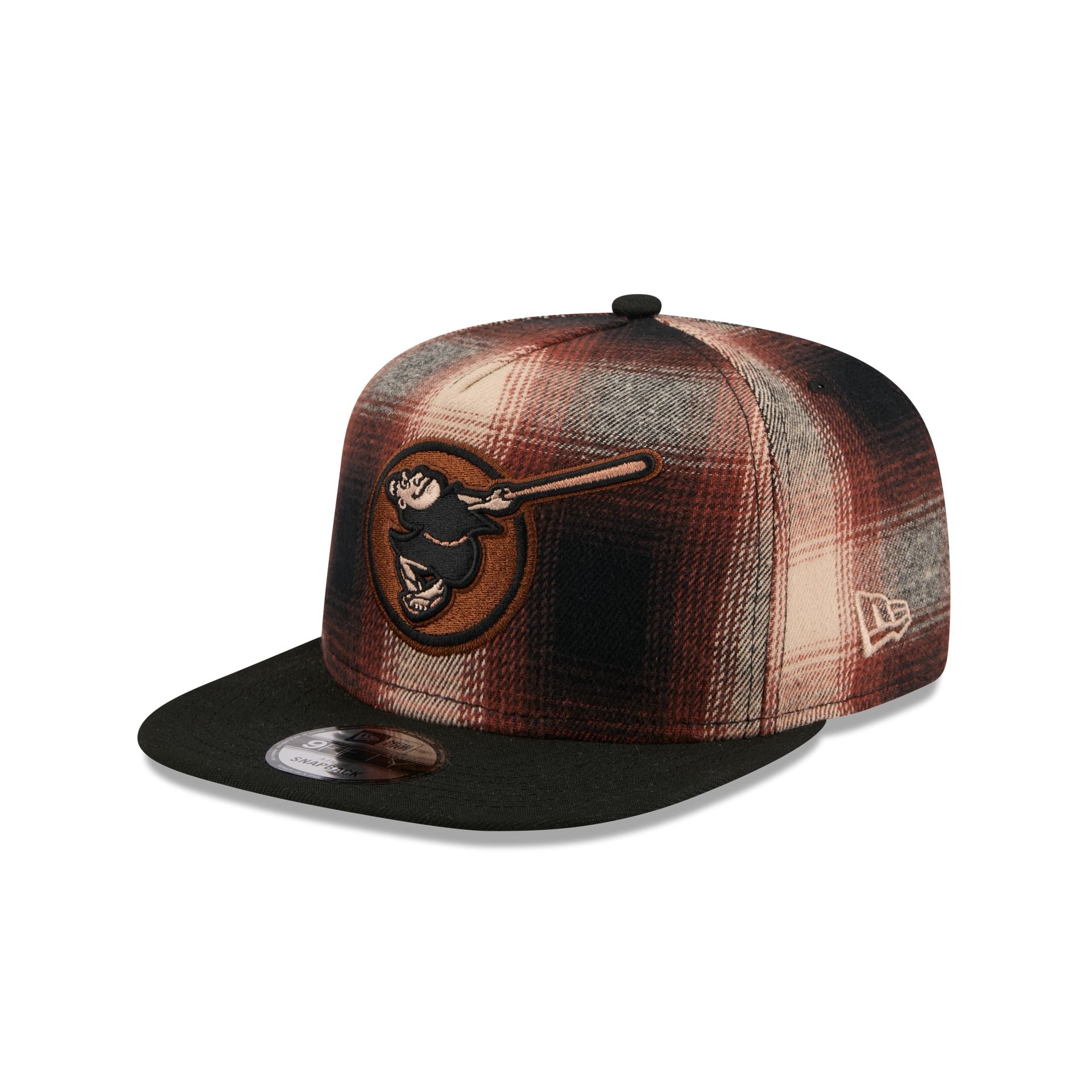 San Diego Padres Grunge Plaid 9FIFTY A-Frame Adjustable Hat – New