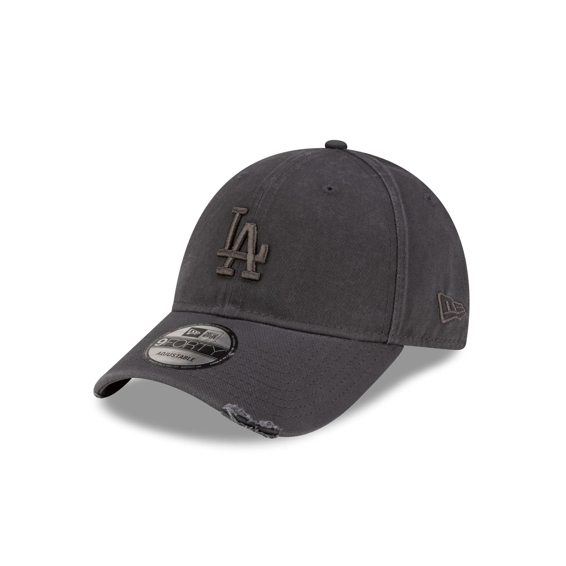 Los Angeles Dodgers Distressed Stone 9FORTY Adjustable Hat – New