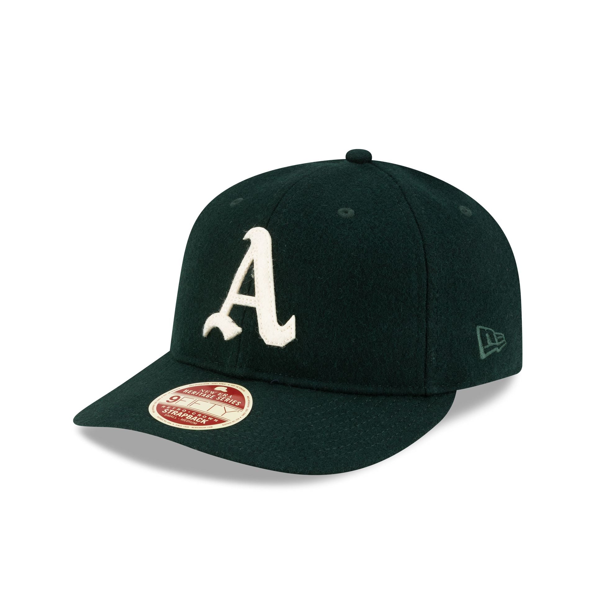 Athletics Melton Wool Heritage Series Retro Crown 9FIFTY Strapback