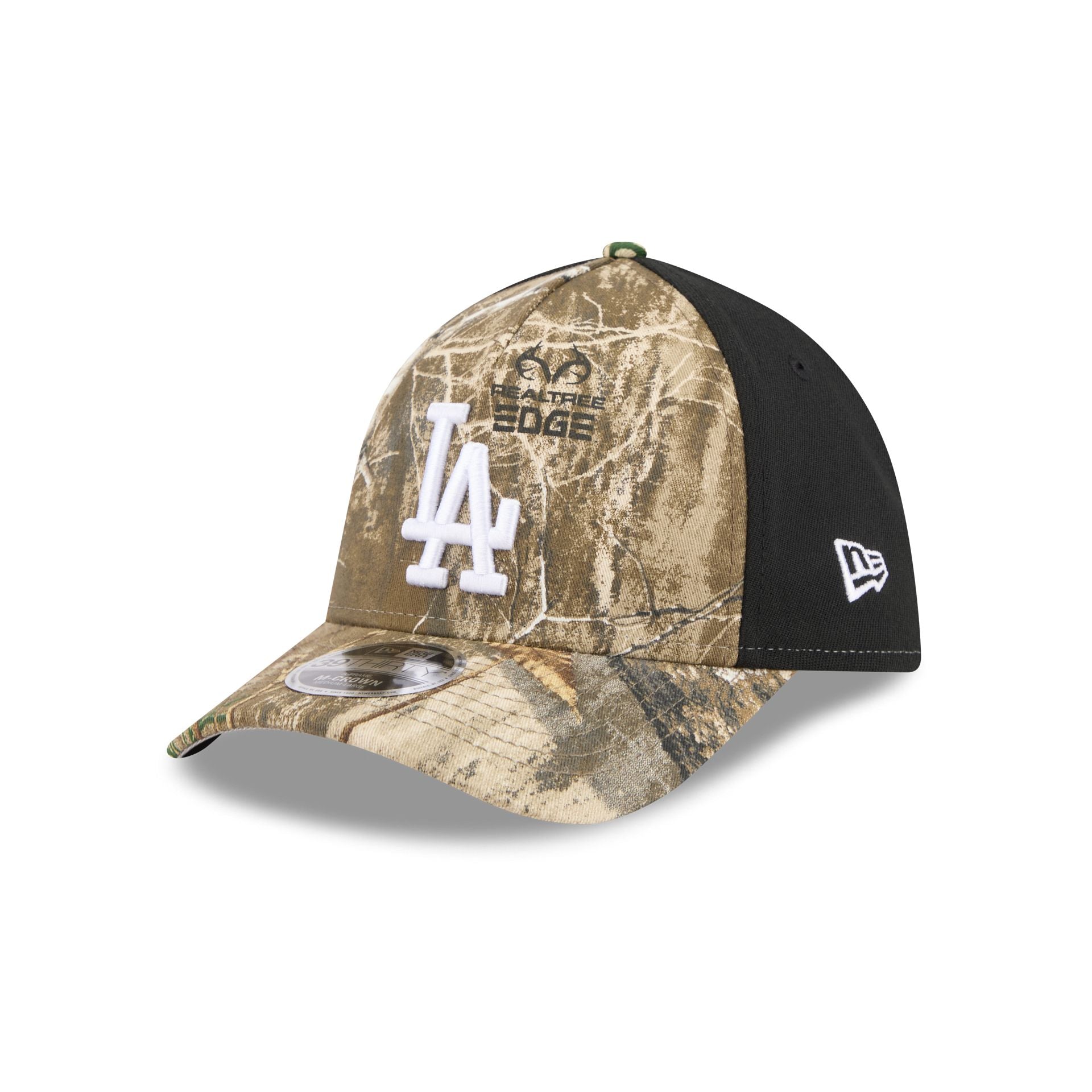 Los Angeles Dodgers Realtree 39THIRTY M-Crown A-Frame Stretch Fit