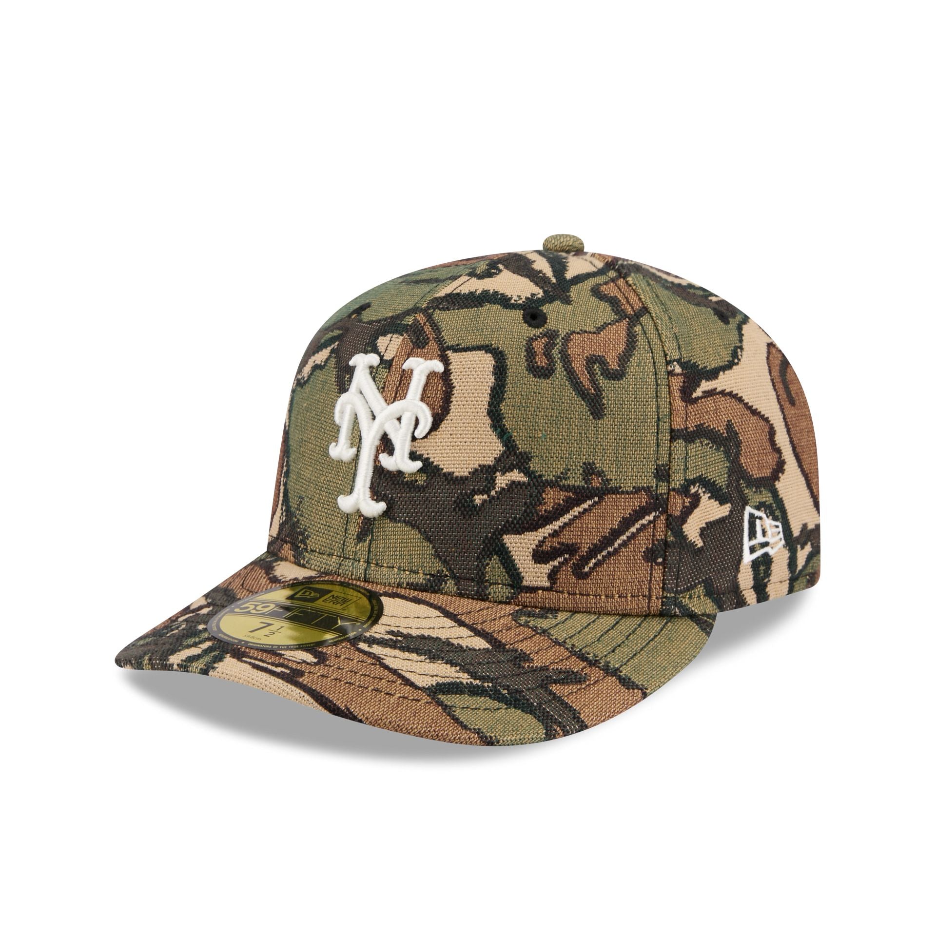 New York Mets Three Looms Jacquard Camo 59FIFTY Fitted Hat – New 