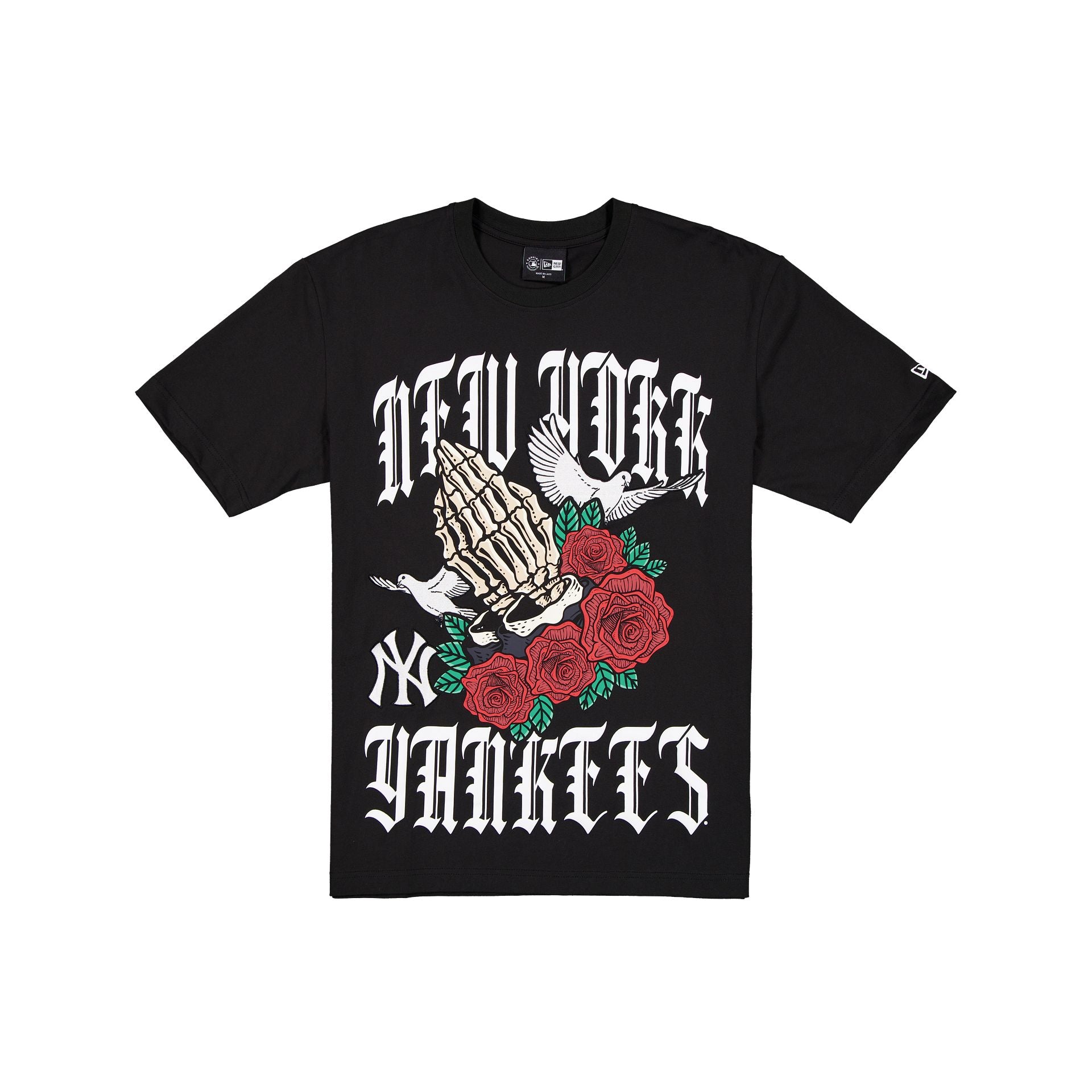 New York Yankees Gothic Bloom Black T-Shirt – New Era Cap