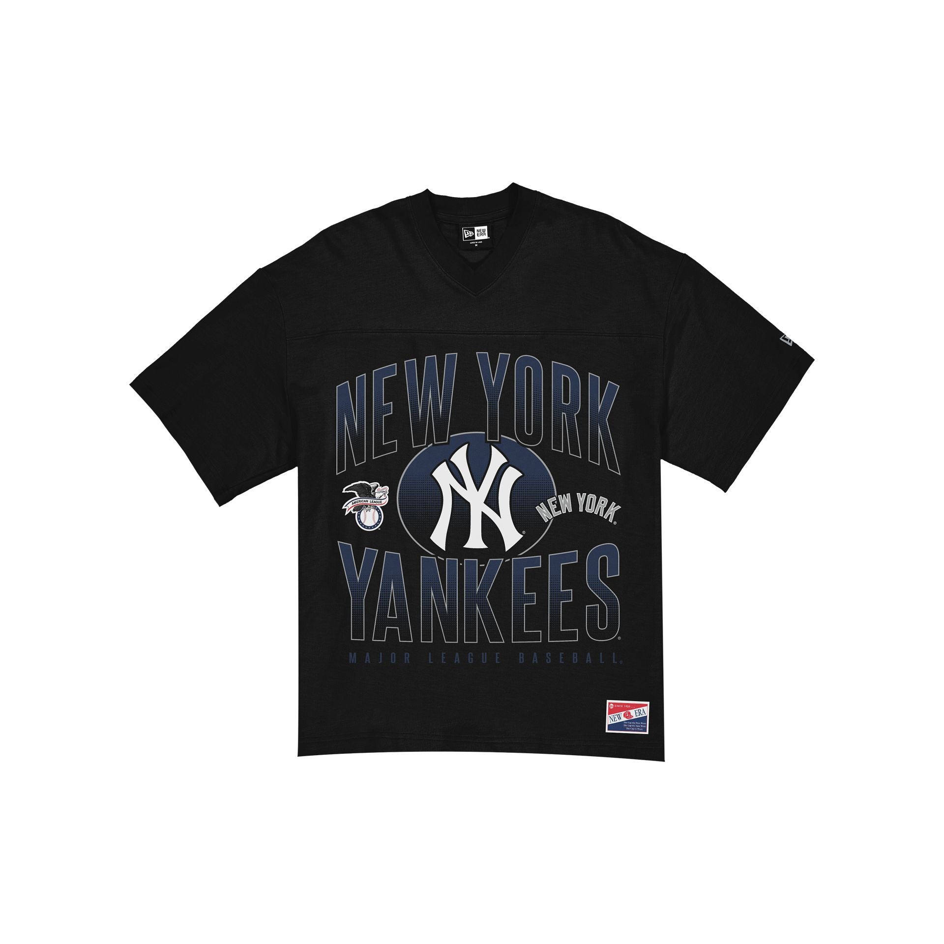 New York Yankees Throwback Black Boxy T-Shirt – New Era Cap