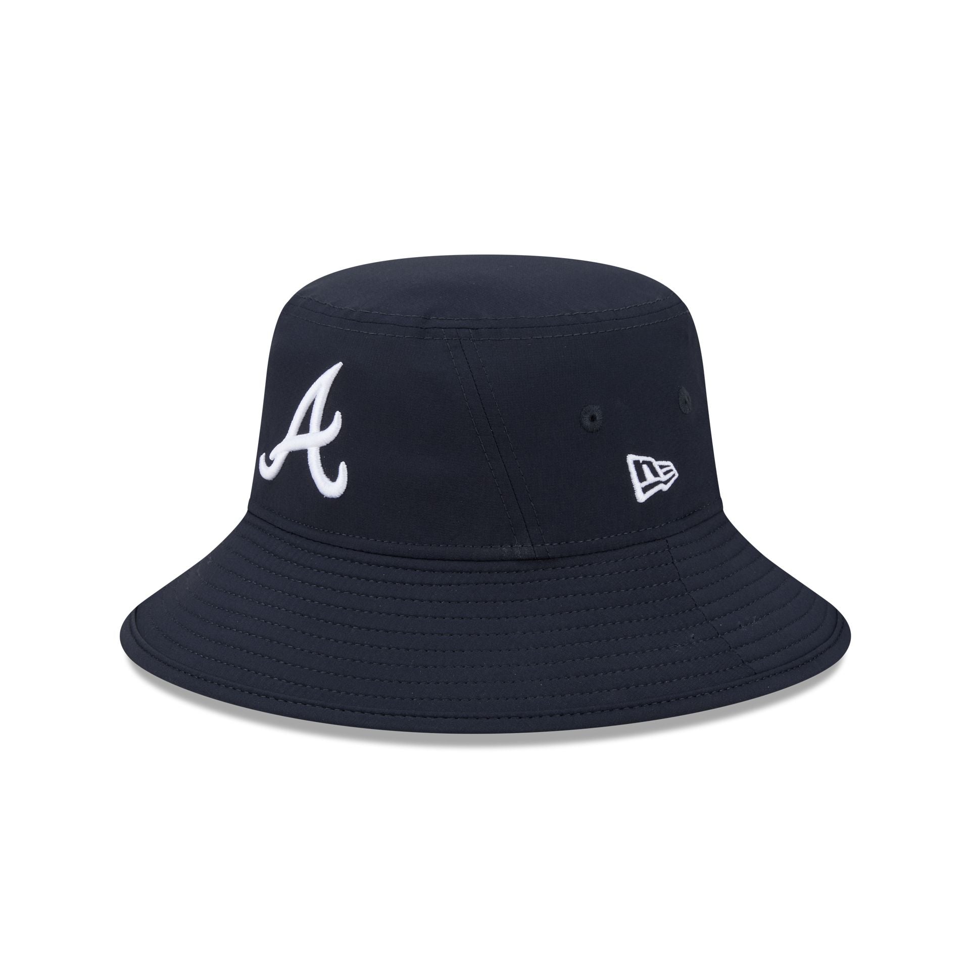 値下げ　新品NEW ERA × Ameri LOGOTAPE BUCKETHAT Atlanta Braves 2026 Spring Training Stretch Bucket Hat – New Era Cap