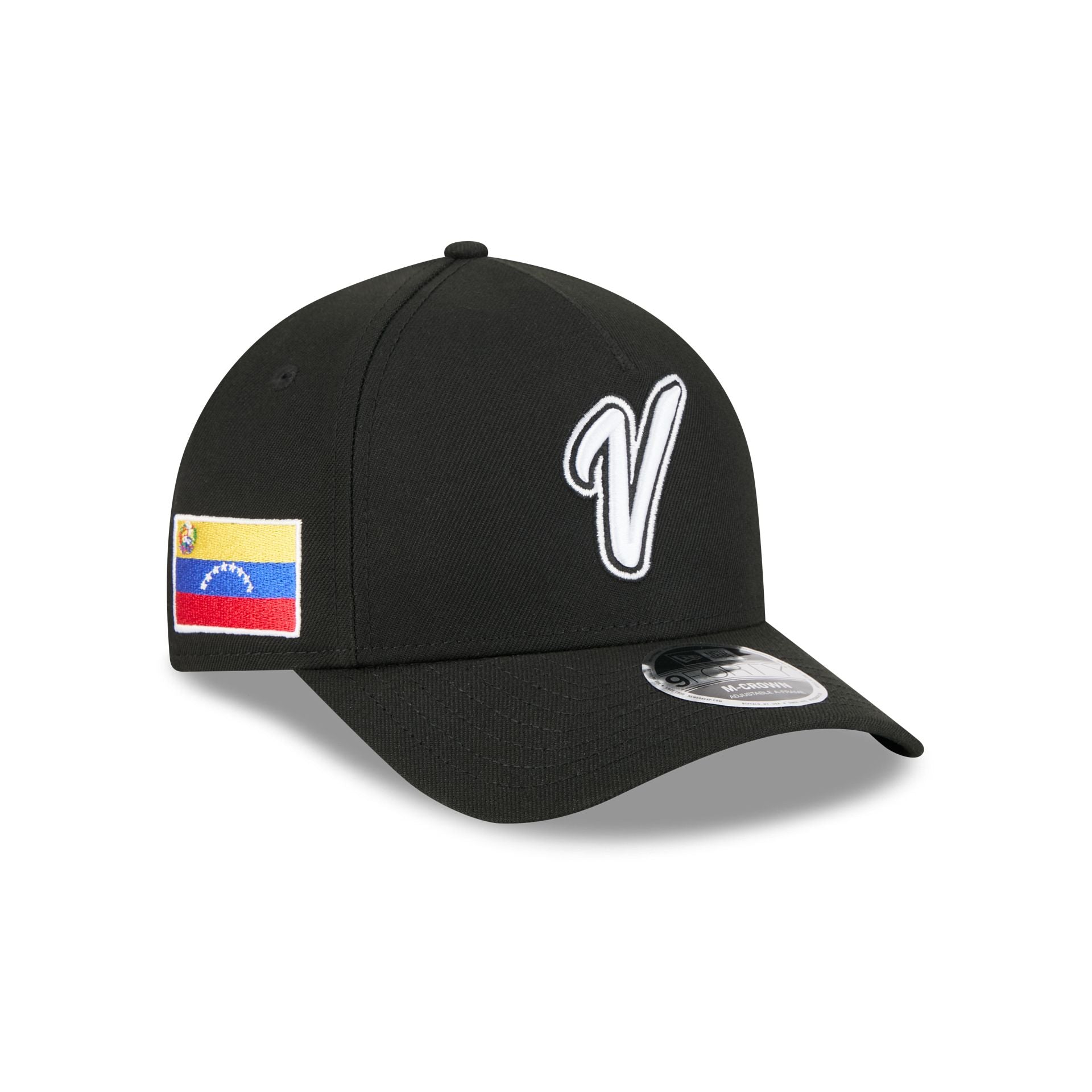 Venezuela World Baseball Classic Black and White 9FORTY M-Crown A