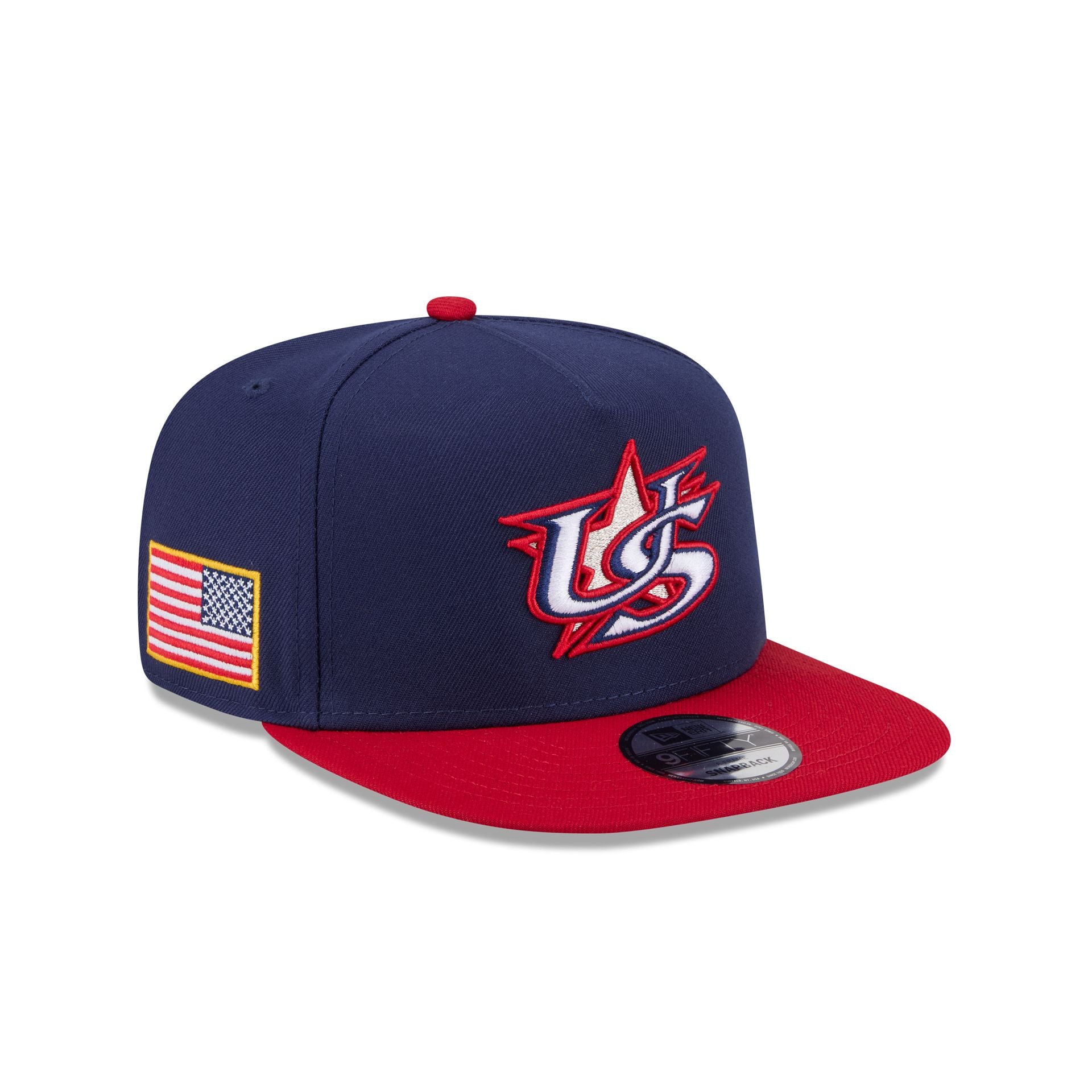 9FIFTY World Baseball Classic ネイビー WBC 2026 World Baseball Classic USA 9FIFTY A-Frame Snapback Hat – New