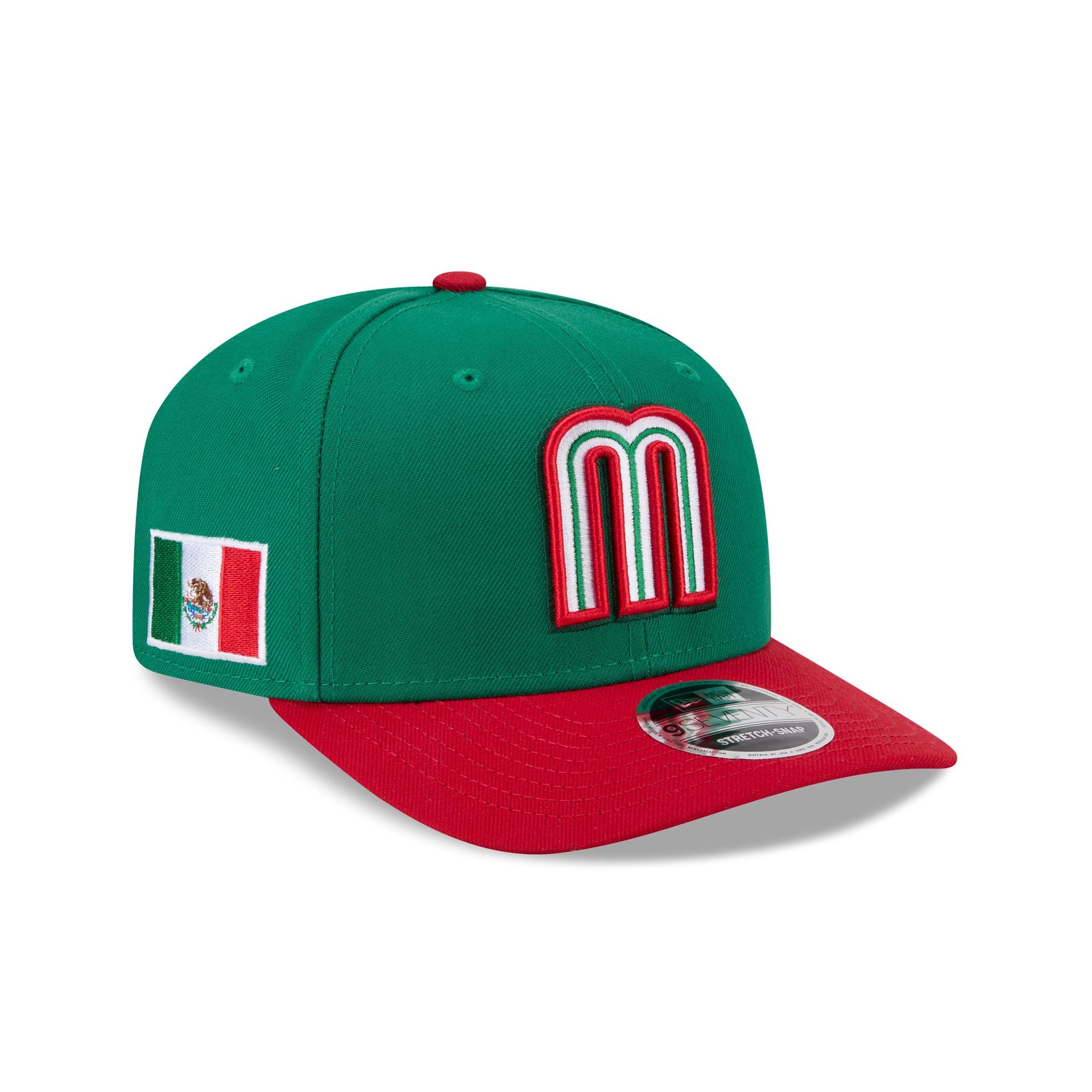 2026 World Baseball Classic Mexico 9SEVENTY Stretch-Snap Hat – New
