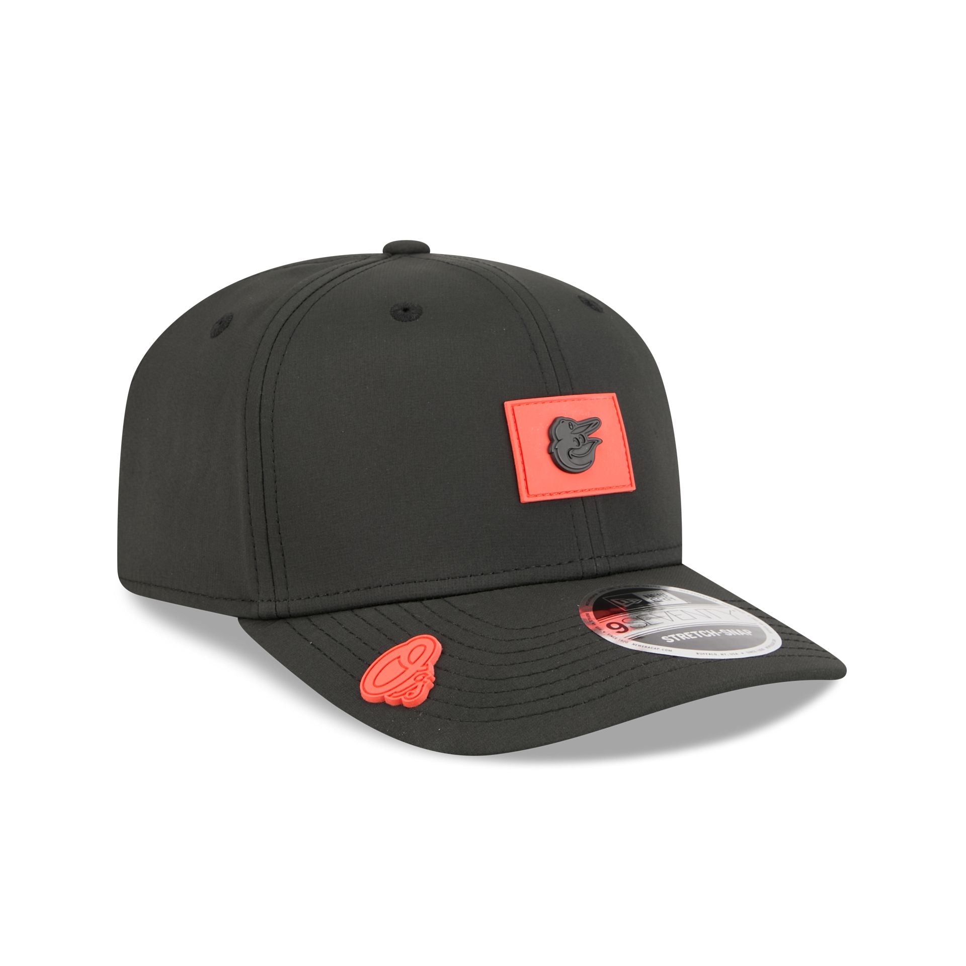 Baltimore Orioles 2026 Clubhouse 9SEVENTY Stretch-Snap Hat – New