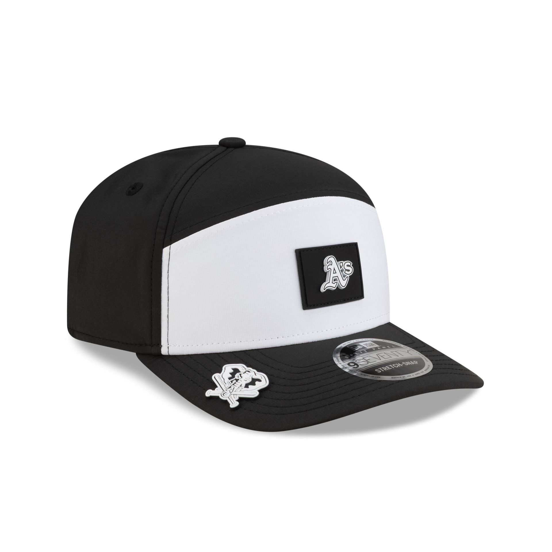 Athletics 2026 Clubhouse Black & White Split Panel 9SEVENTY
