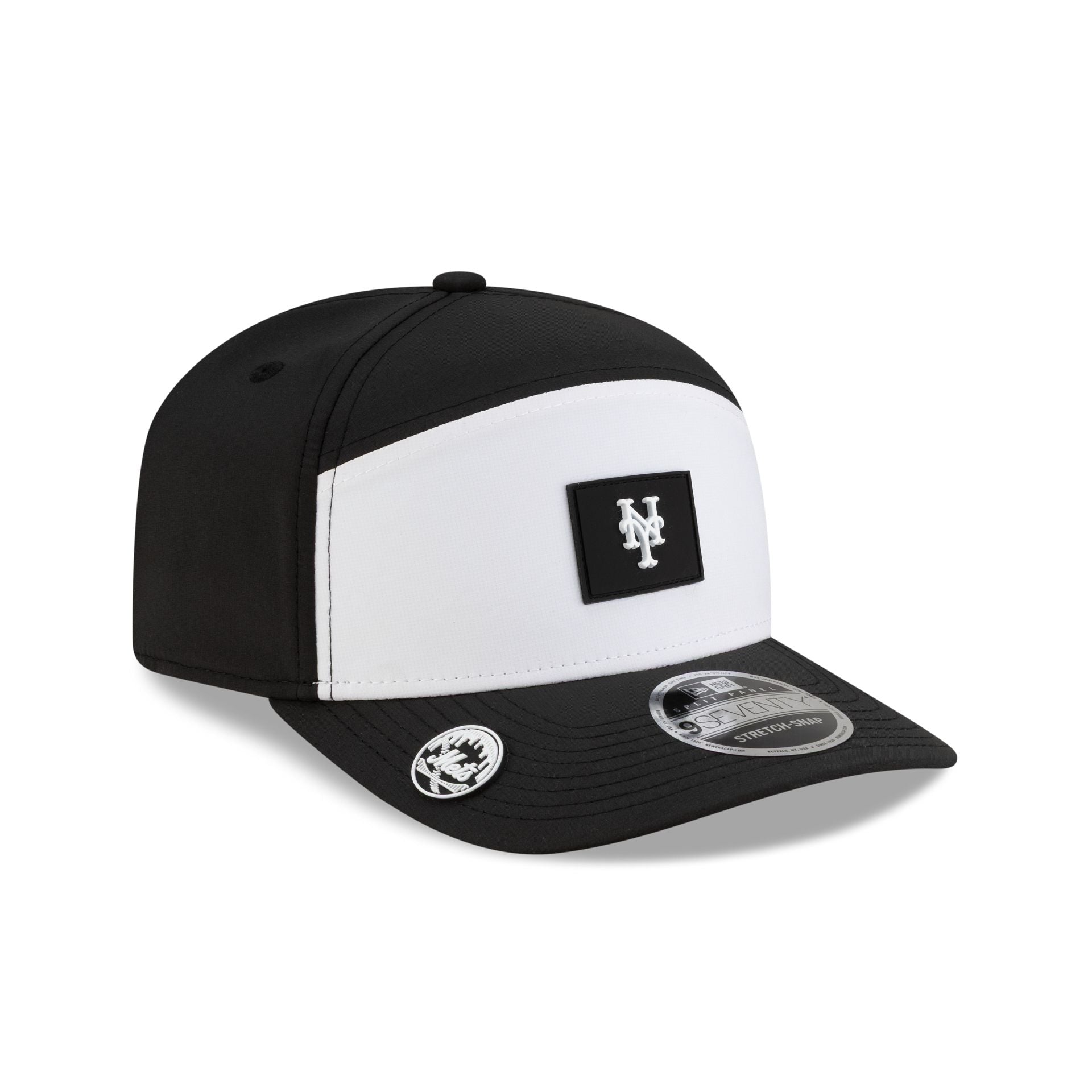 New York Mets 2026 Clubhouse Black & White Split Panel 9SEVENTY