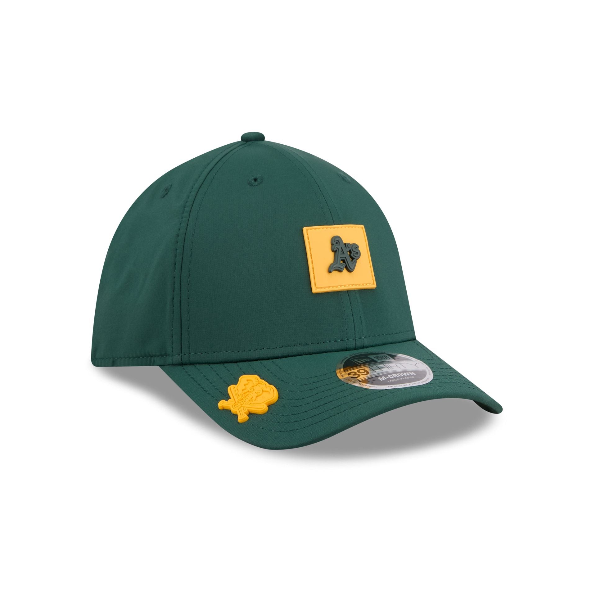 Athletics 2026 Clubhouse 39THIRTY M-Crown Stretch Fit Hat – New
