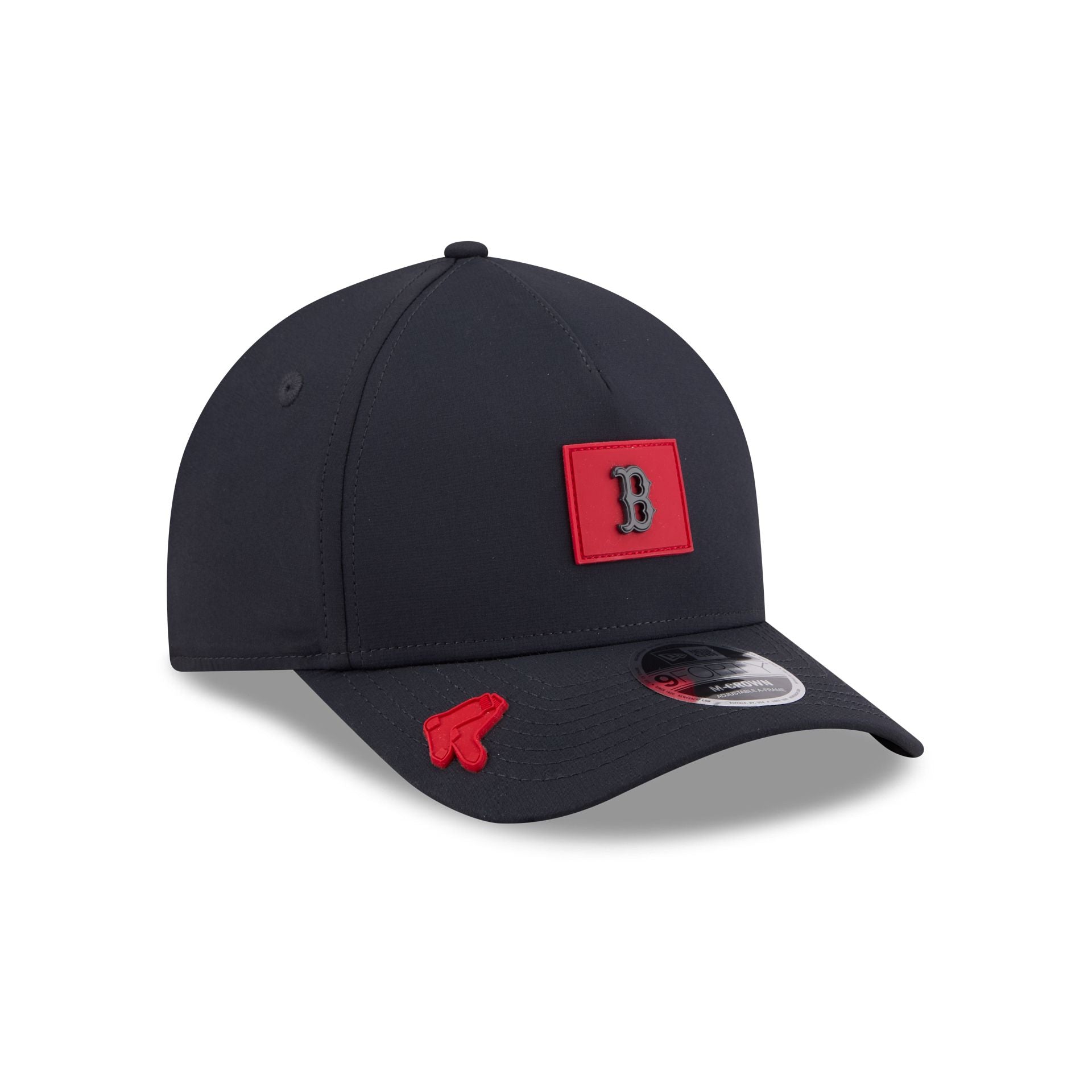 Boston Red Sox 2026 Clubhouse 9FORTY M-Crown A-Frame Snapback Hat