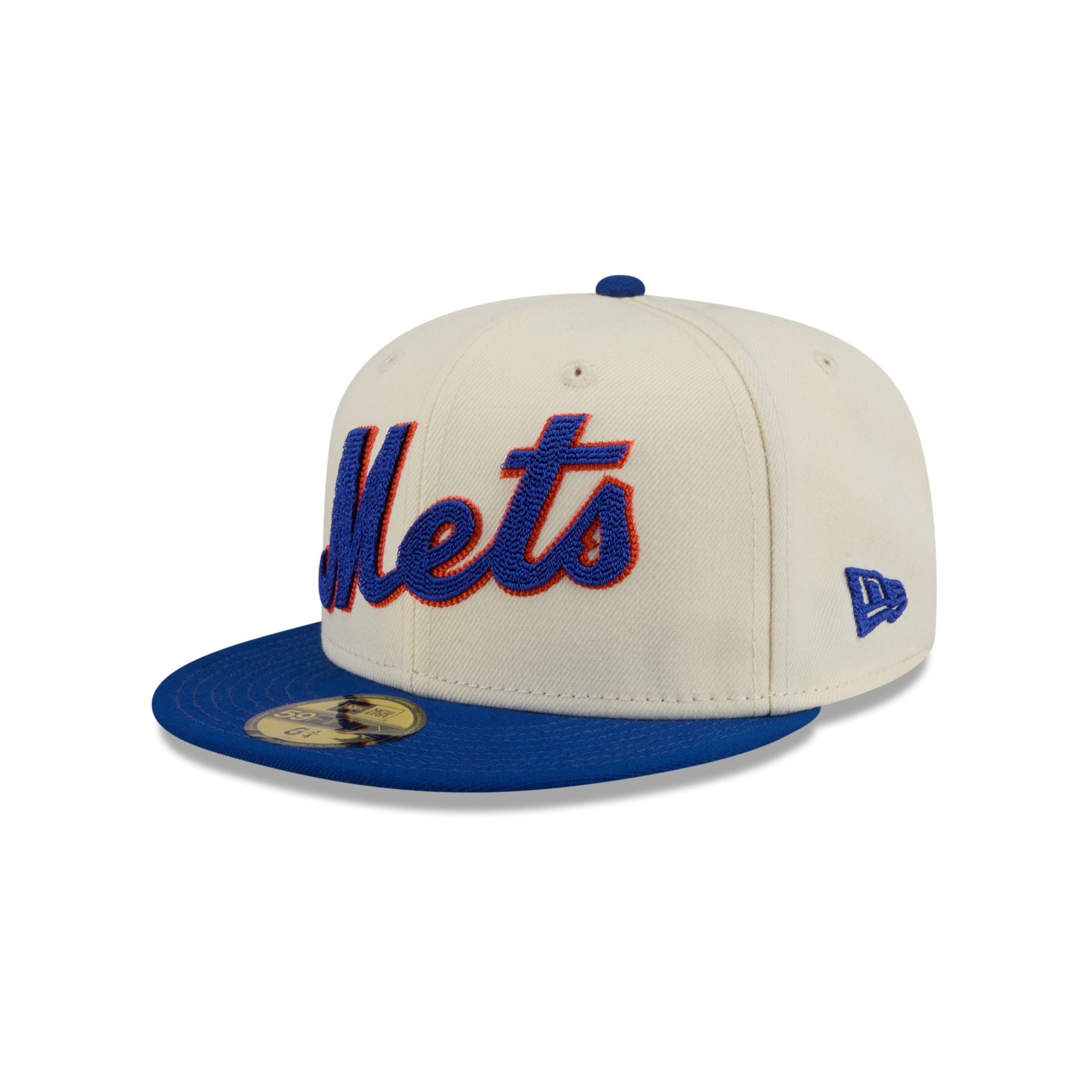 New York Mets Two Tone Stitch 59FIFTY Fitted Hat – New Era Cap