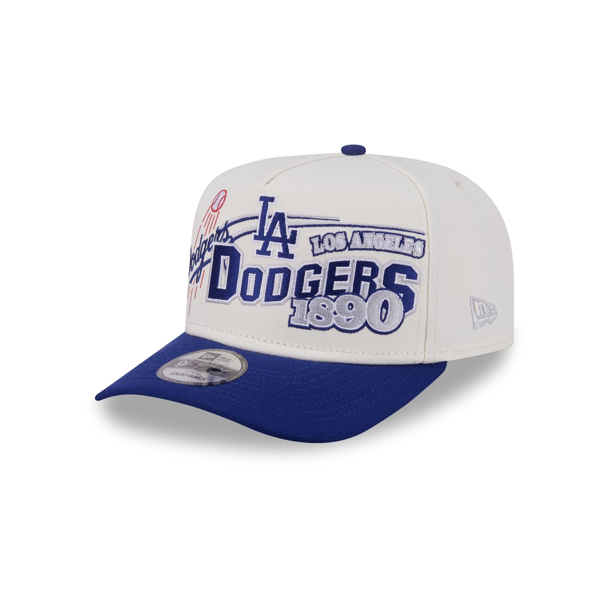 Los Angeles Dodgers Chrome White Classic 9FIFTY A-Frame Snapback