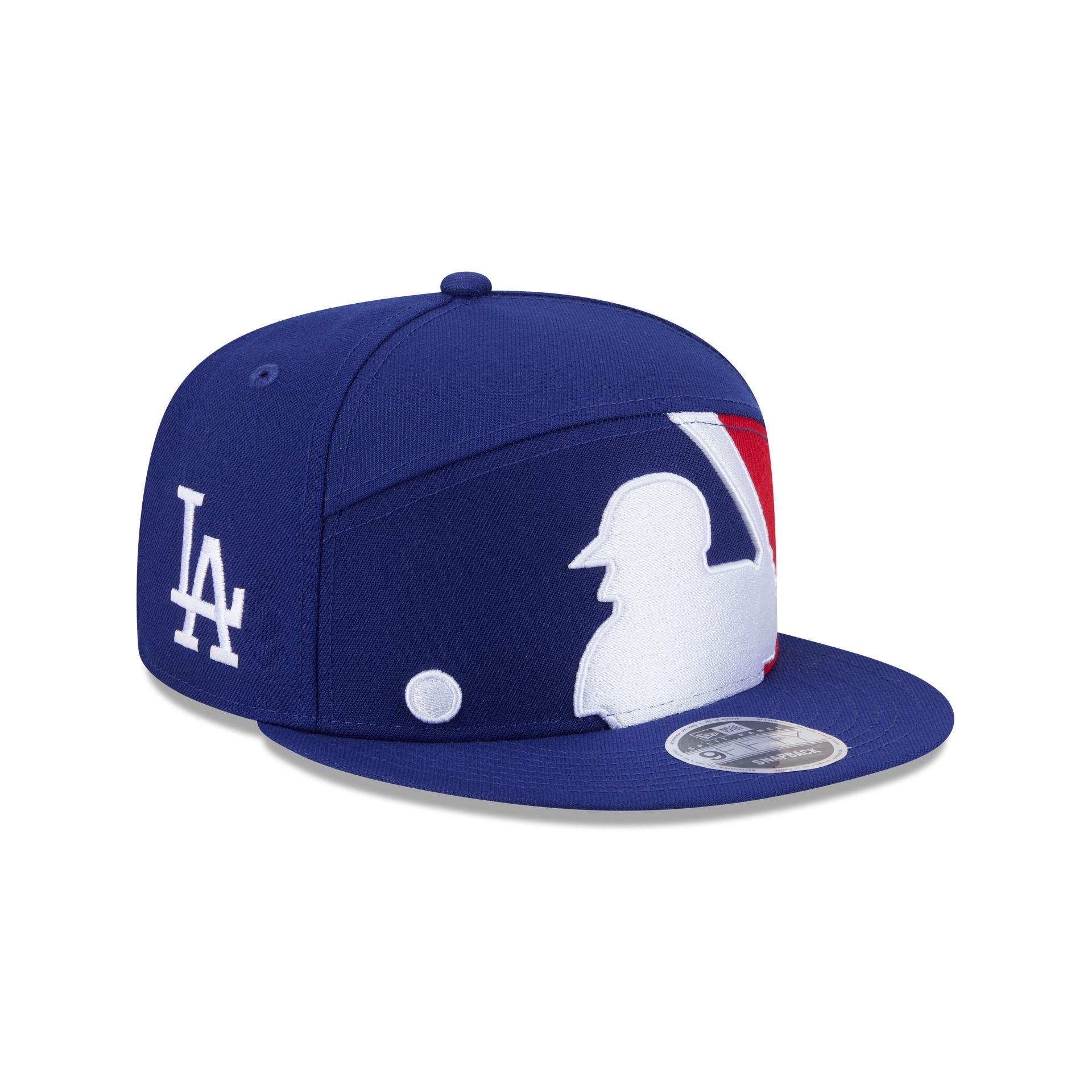 Los Angeles Dodgers Batter Split Panel 9FIFTY Snapback Hat – New