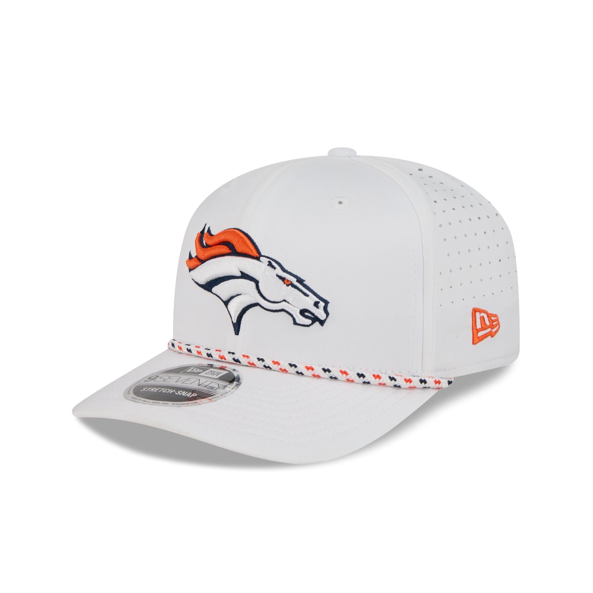 Denver Broncos Optic White Performance Rope 9SEVENTY Stretch-Snap