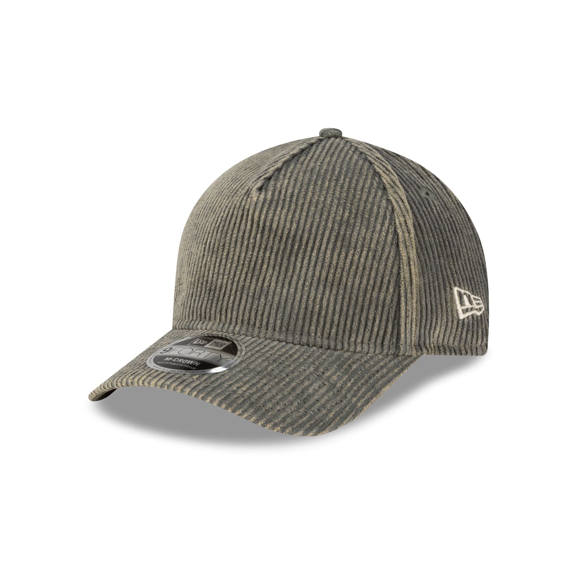 New Era Cap Washed Corduroy Cilantro Green 9FORTY M-Crown A-Frame Snap