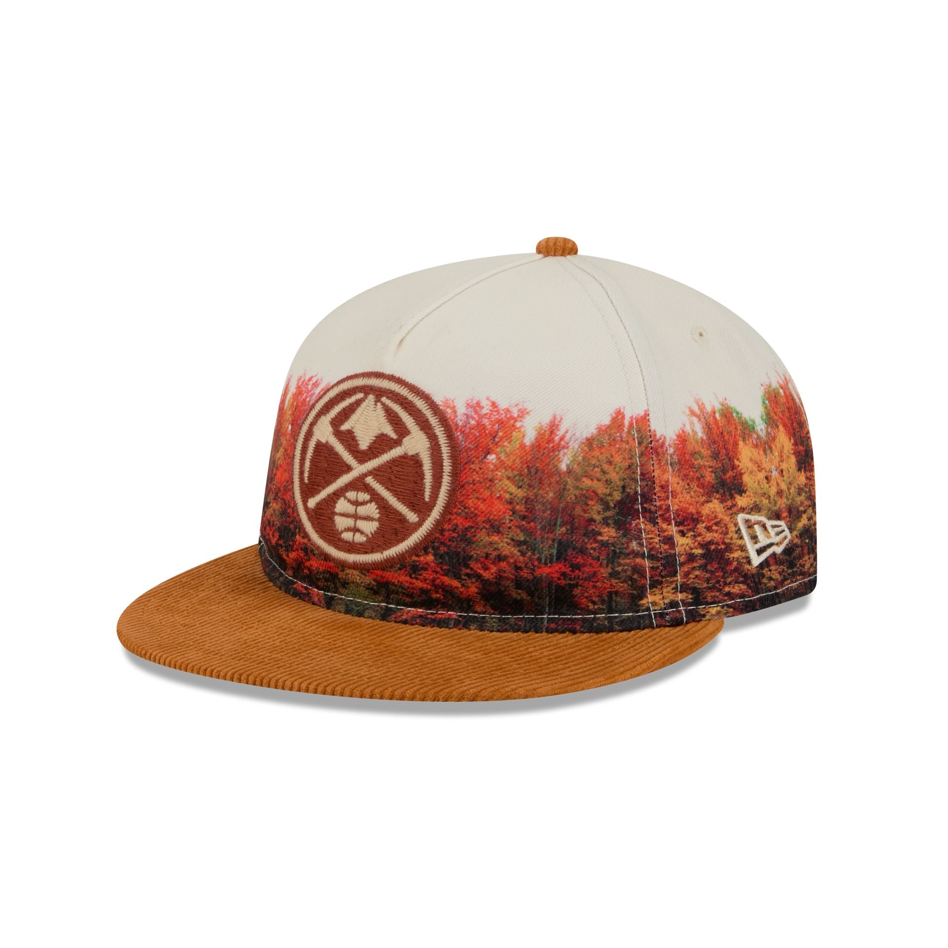 Denver Nuggets Fall Forest Retro Crown 9FIFTY Adjustable Hat – New