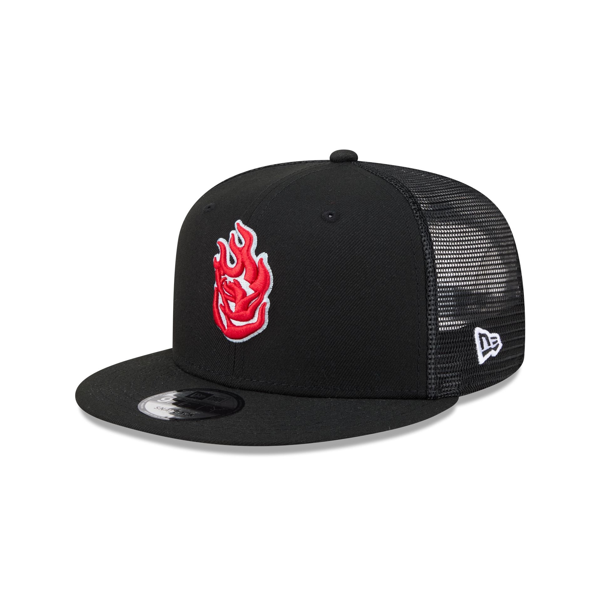 Portland Fire Black 9FIFTY Trucker Hat – New Era Cap