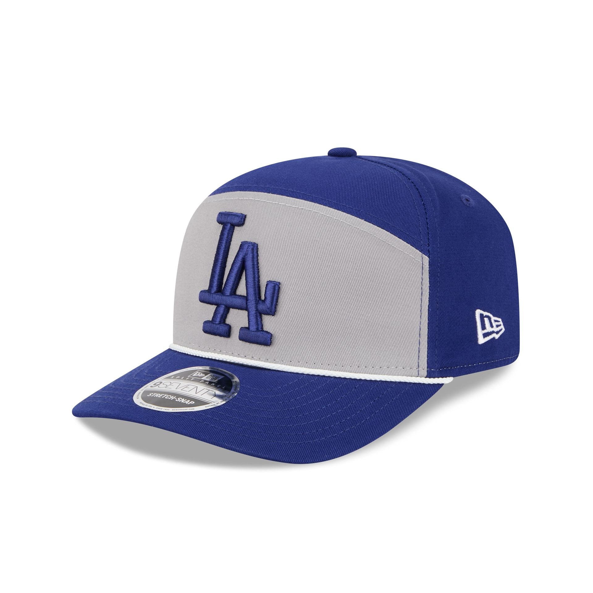 キャップ #1010 Los Angeles Dodgers Split Panel 9SEVENTY Stretch-Snap Hat – New
