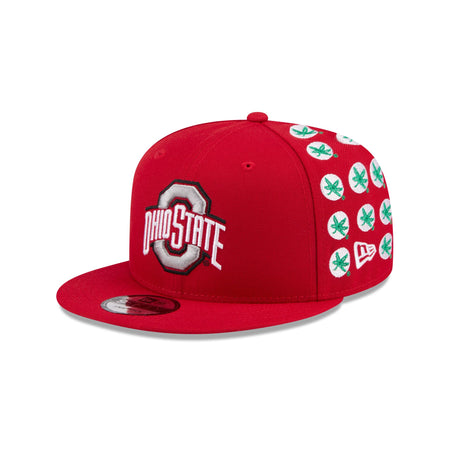 Ohio State Buckeyes Sticker Helmet 9FIFTY Snapback Hat