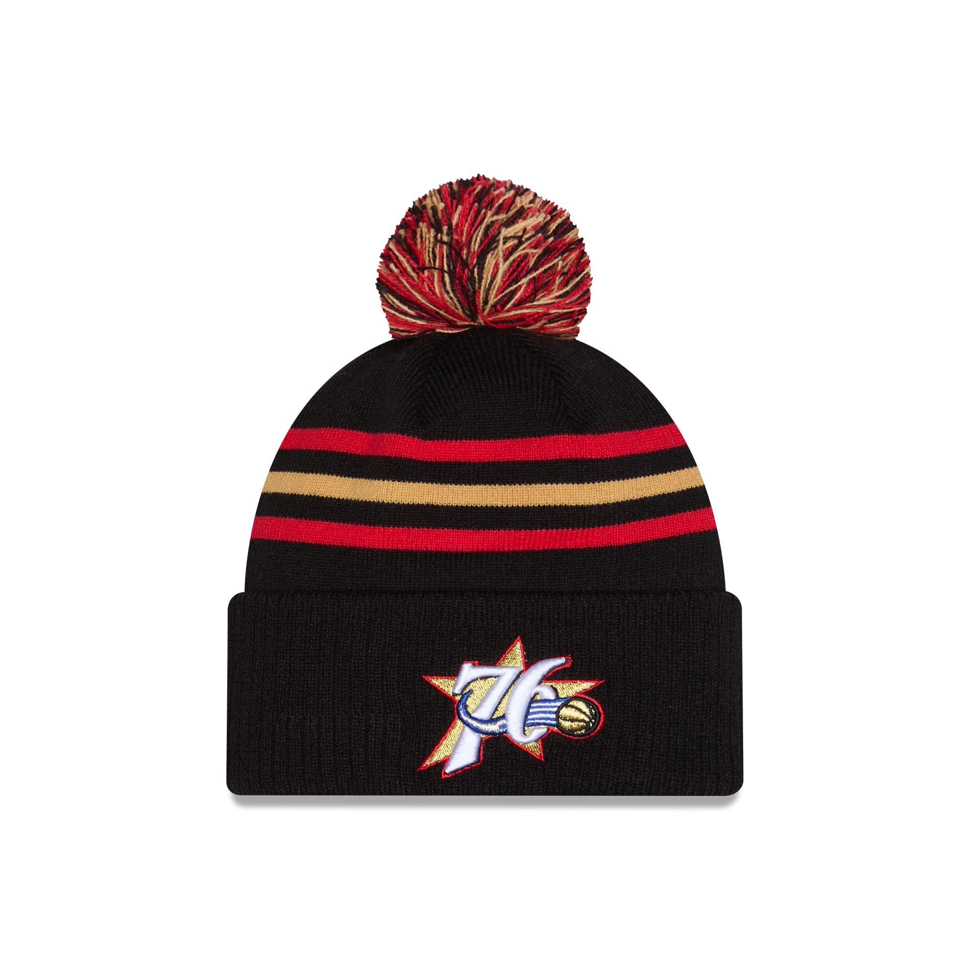 帽子 FCRB NEW ERA TAGGING KNIT CAP Philadelphia 76ers 2025 Classic Edition Pom Knit Hat – New Era Cap