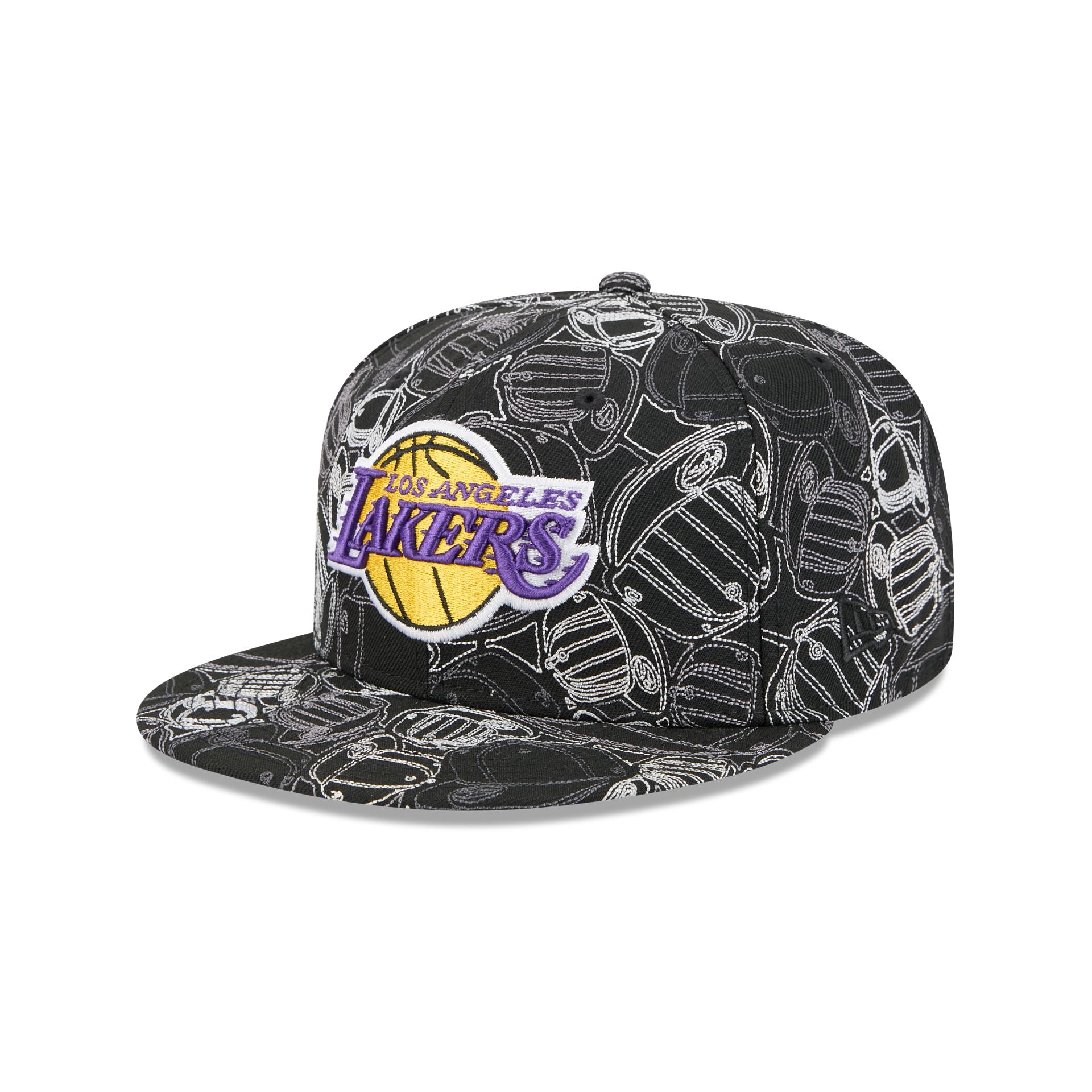 Los Angeles Lakers Cap Scramble 59FIFTY Fitted Hat – New Era Cap