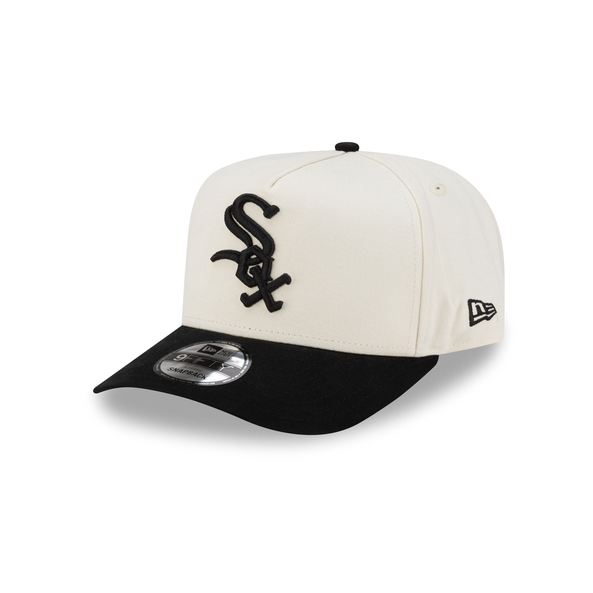 Chicago White Sox Cotton Brush Chrome Pre-Curve 9FIFTY A-Frame