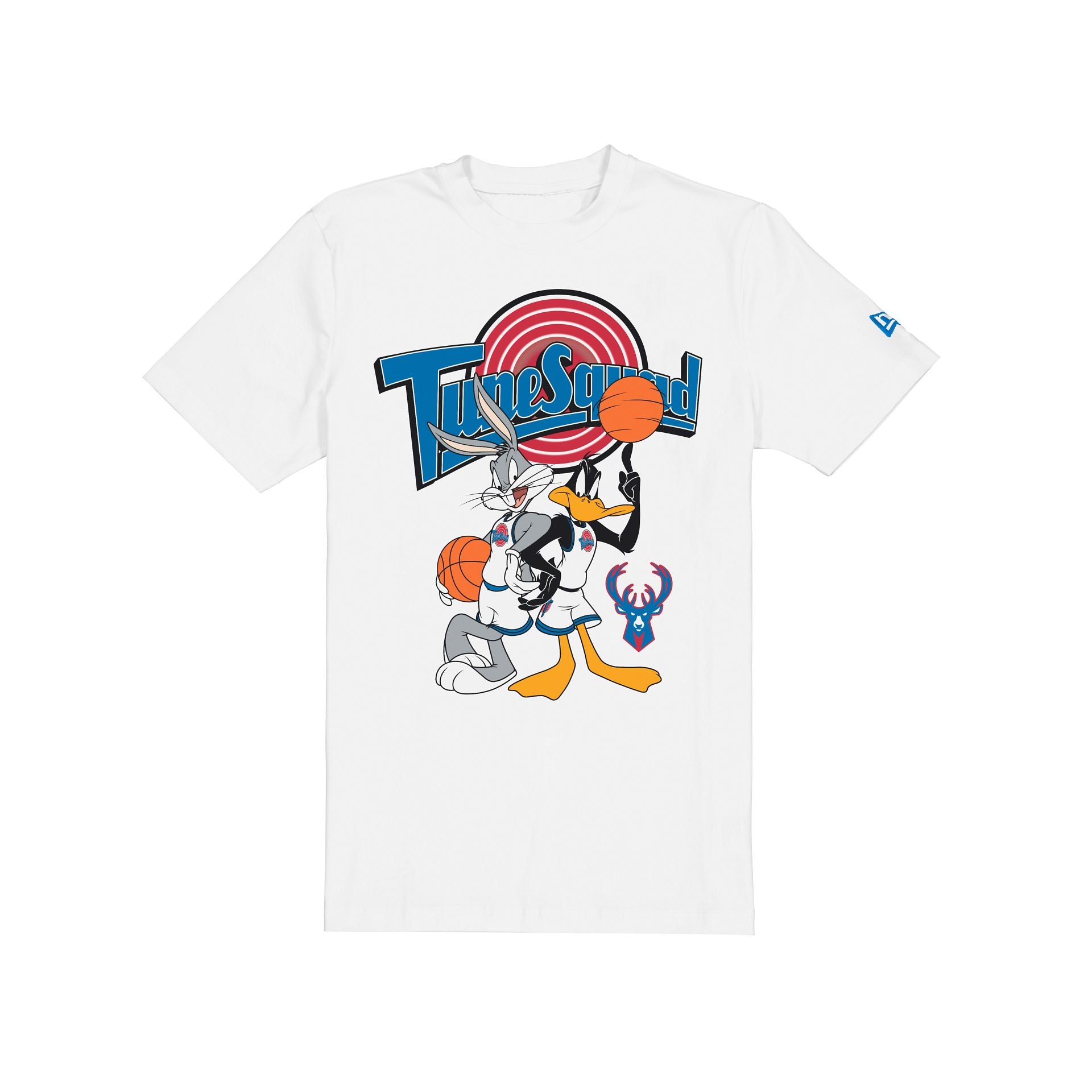 T-shirt Space Jam Tune Squad Homme - Medium (M) - Bugs Bunny & Daffy Duck - Blanc
