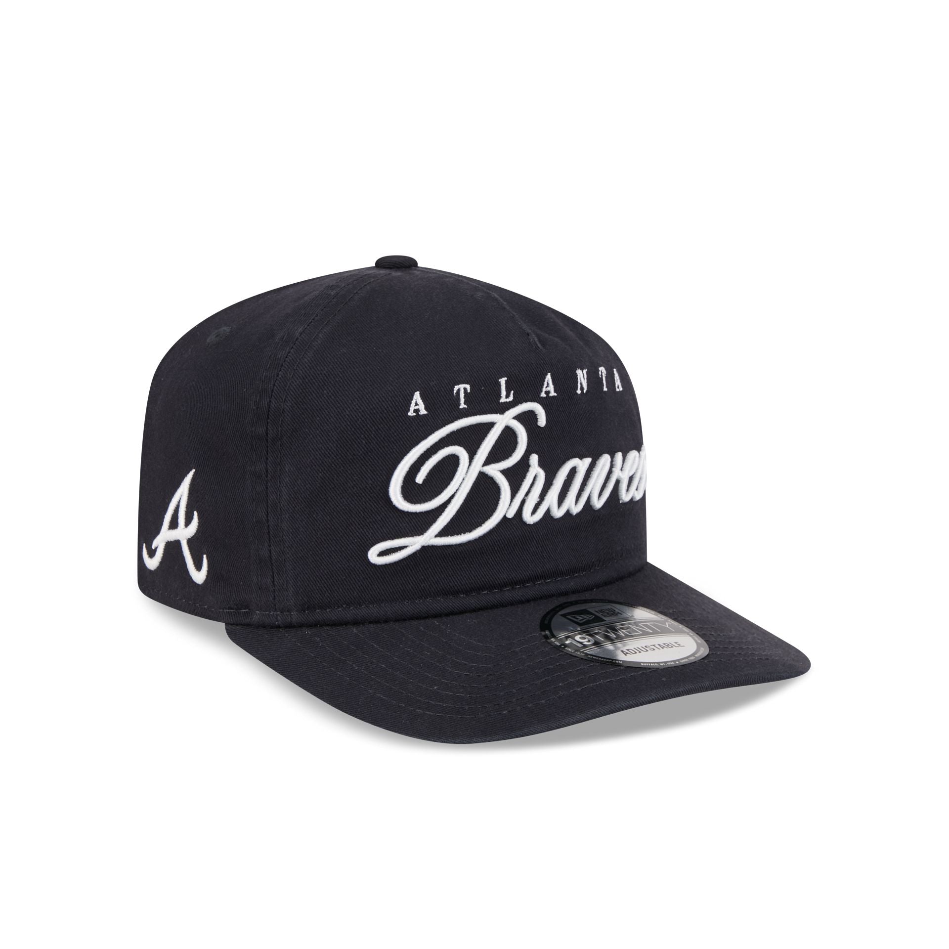 Atlanta Braves Scripted 19TWENTY Adjustable Hat – New Era Cap