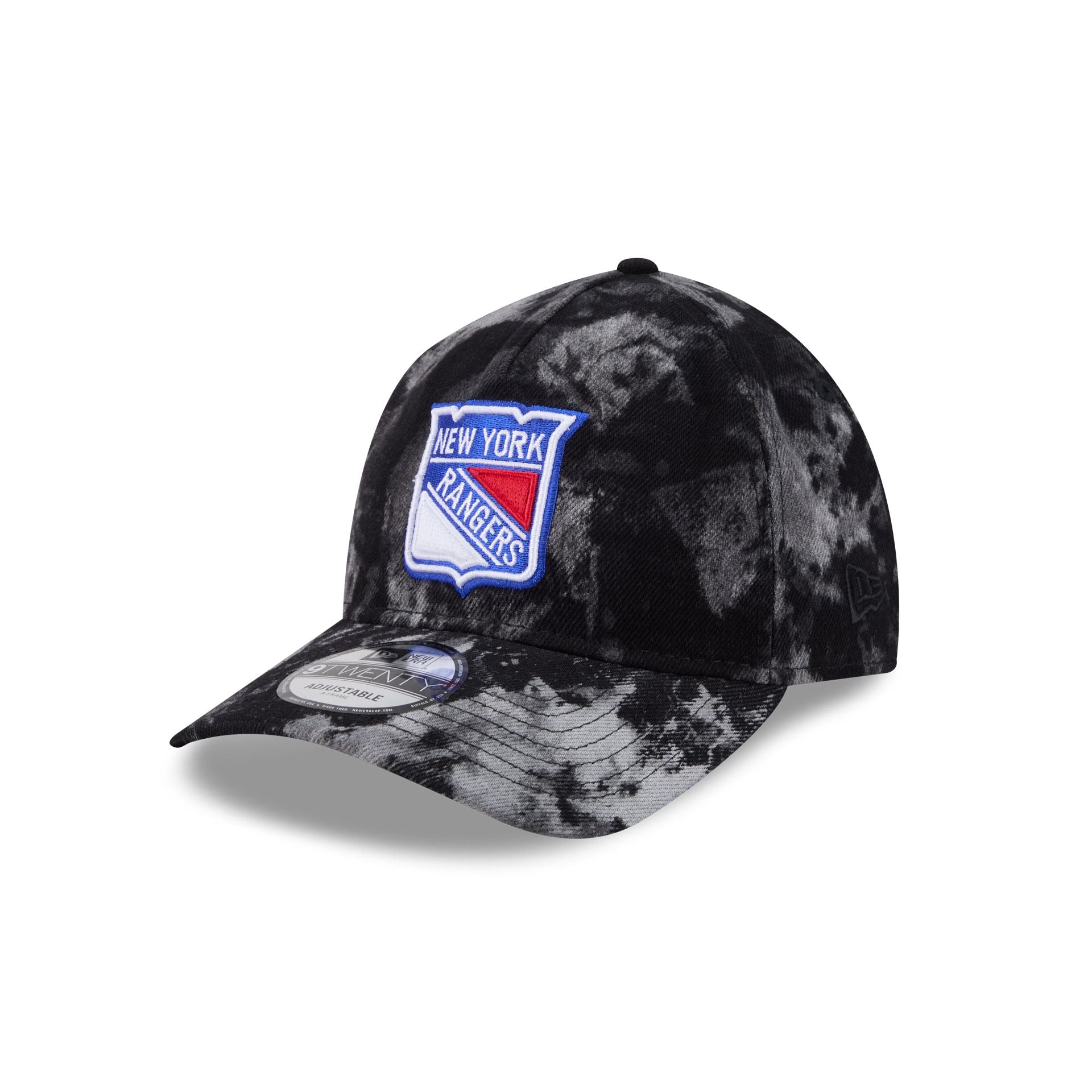 New York Rangers Bleached Denim 9TWENTY A-Frame Adjustable Hat