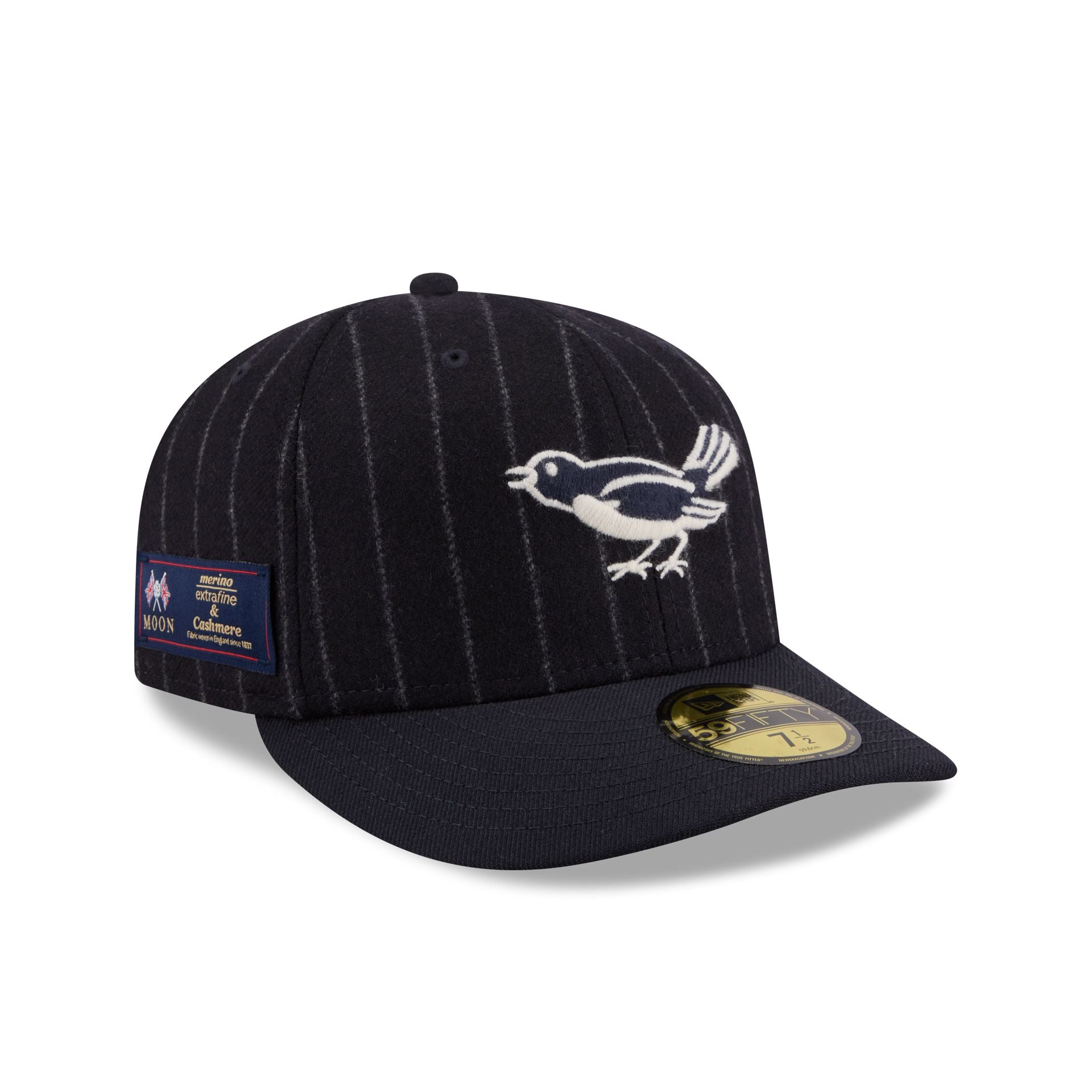Baltimore Orioles Pinstripe Merino & Cashmere Moon 59FIFTY Fitted