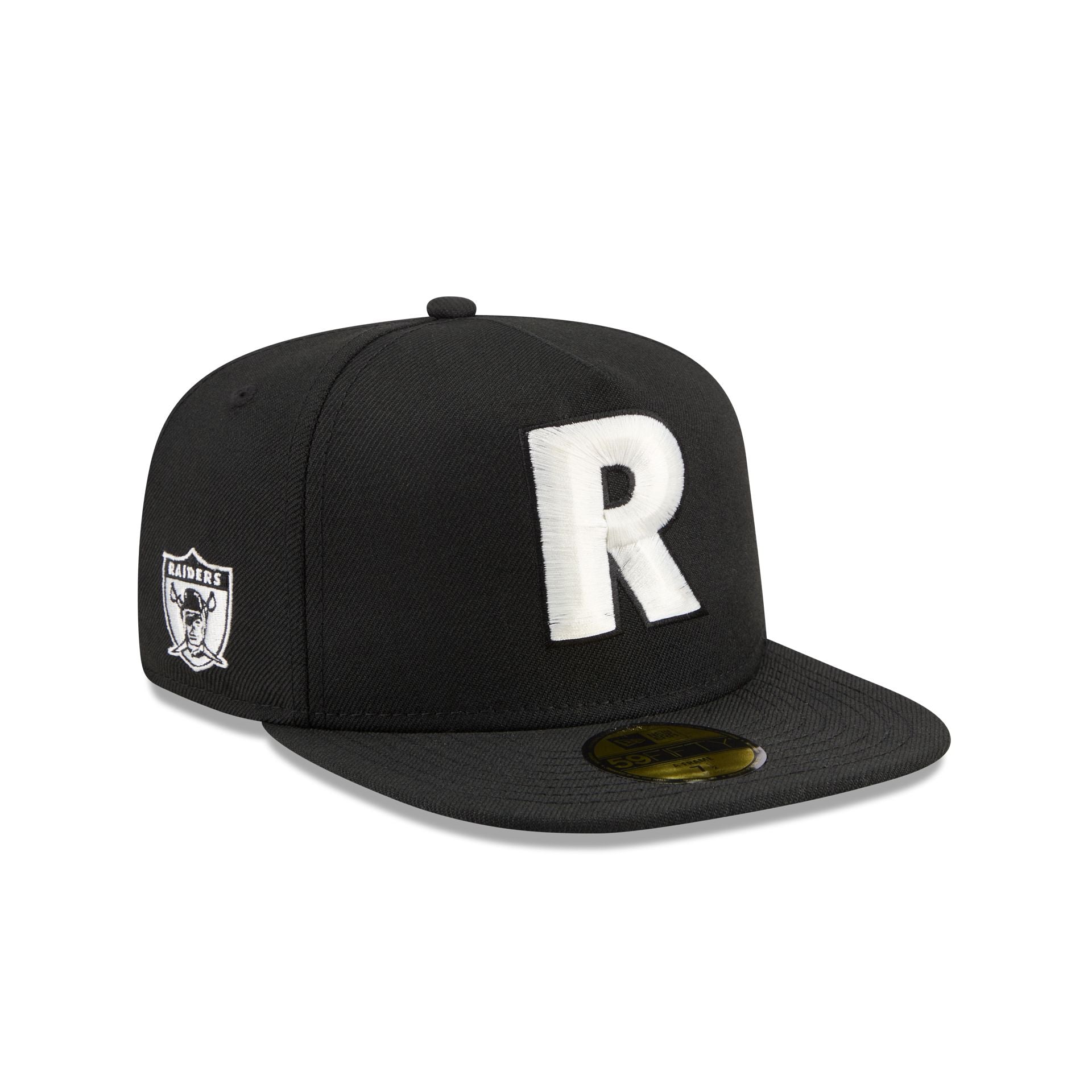 Just Caps Chiseled Logo Las Vegas Raiders 59FIFTY A-Frame Fitted