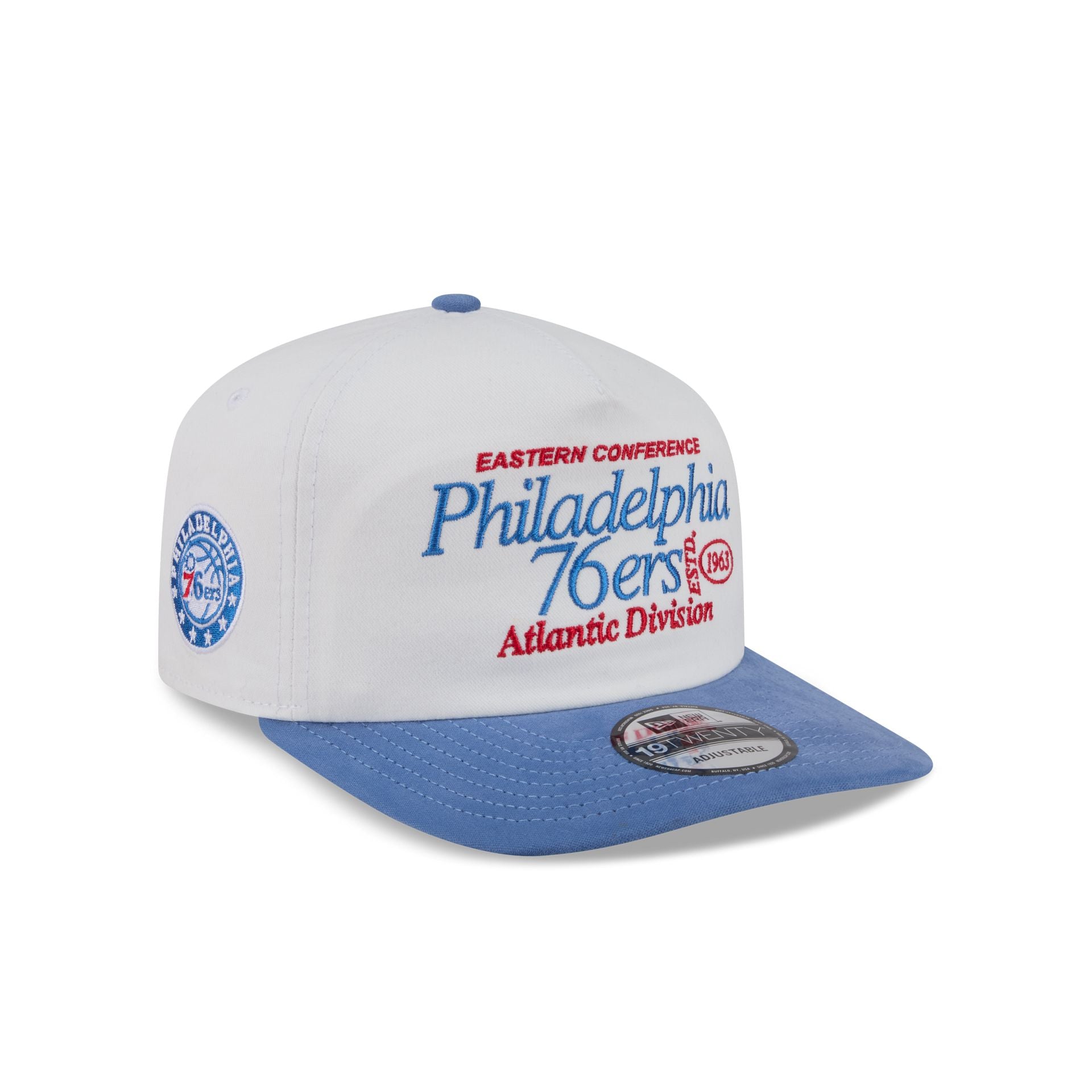 MLB時々NBA Philadelphia 76ers Conference Script 19TWENTY Snapback Hat – New