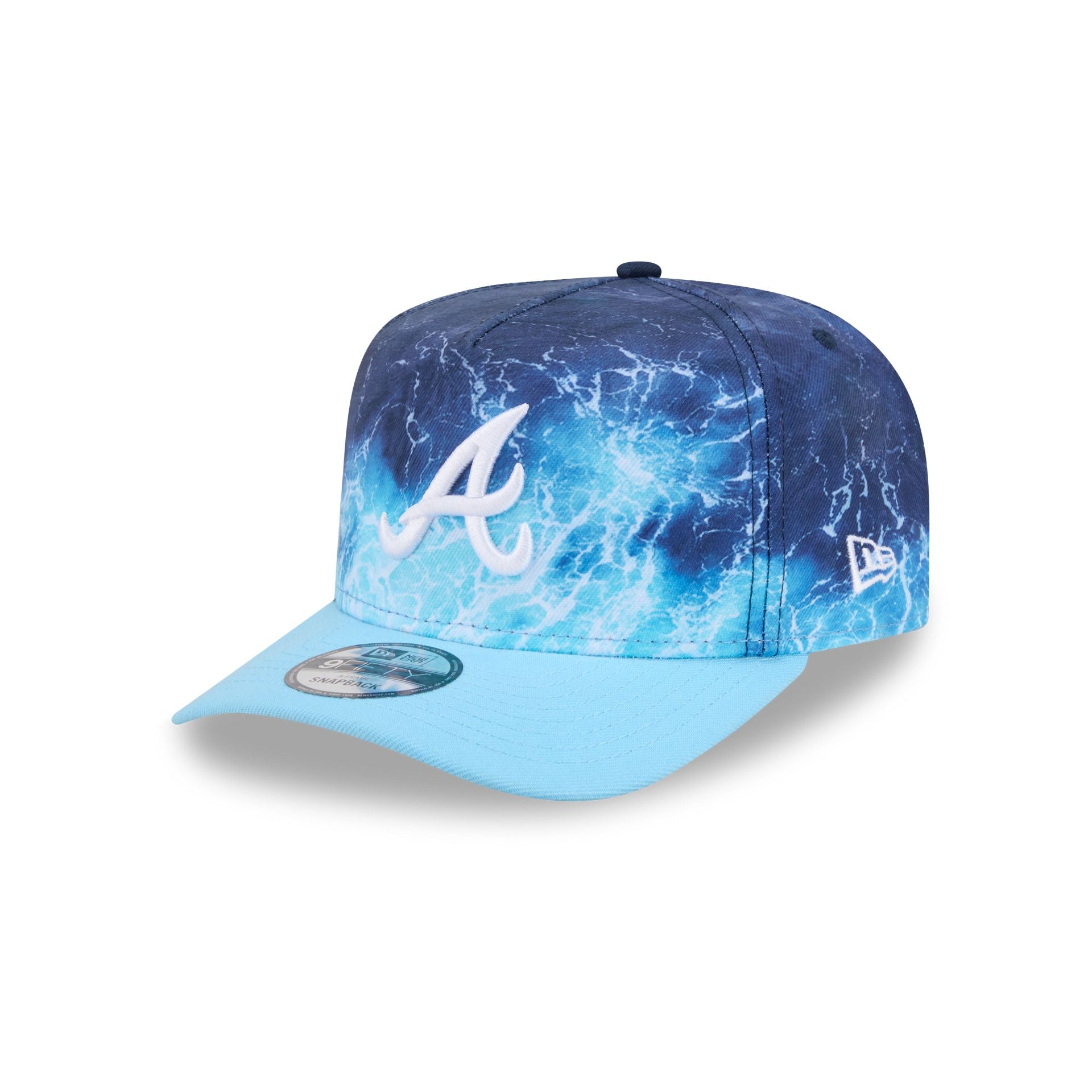 Atlanta Braves Deep Water 9FIFTY A-Frame Snapback Hat – New Era Cap