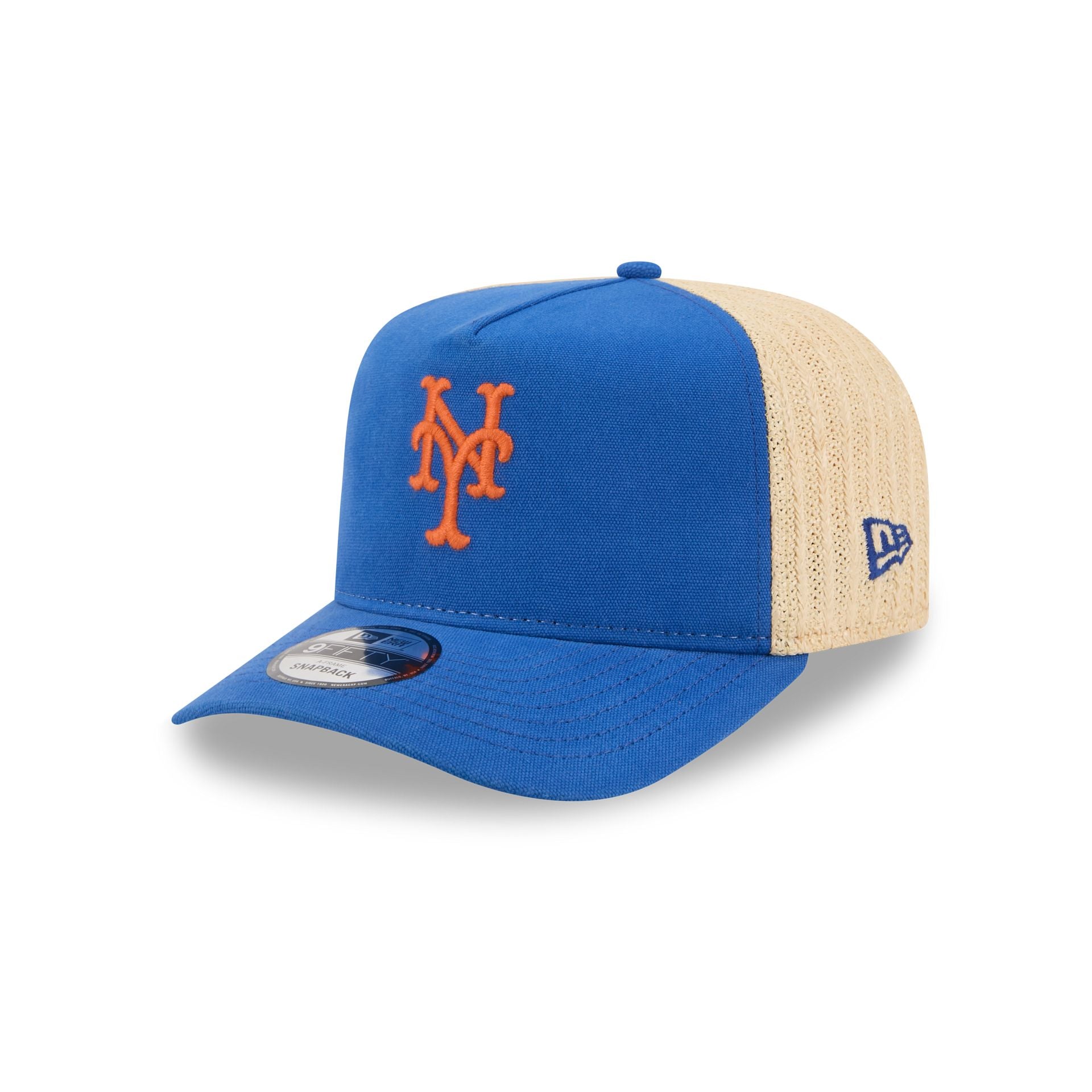 New York Mets Grained 9FIFTY A-Frame Snapback Hat – New Era Cap