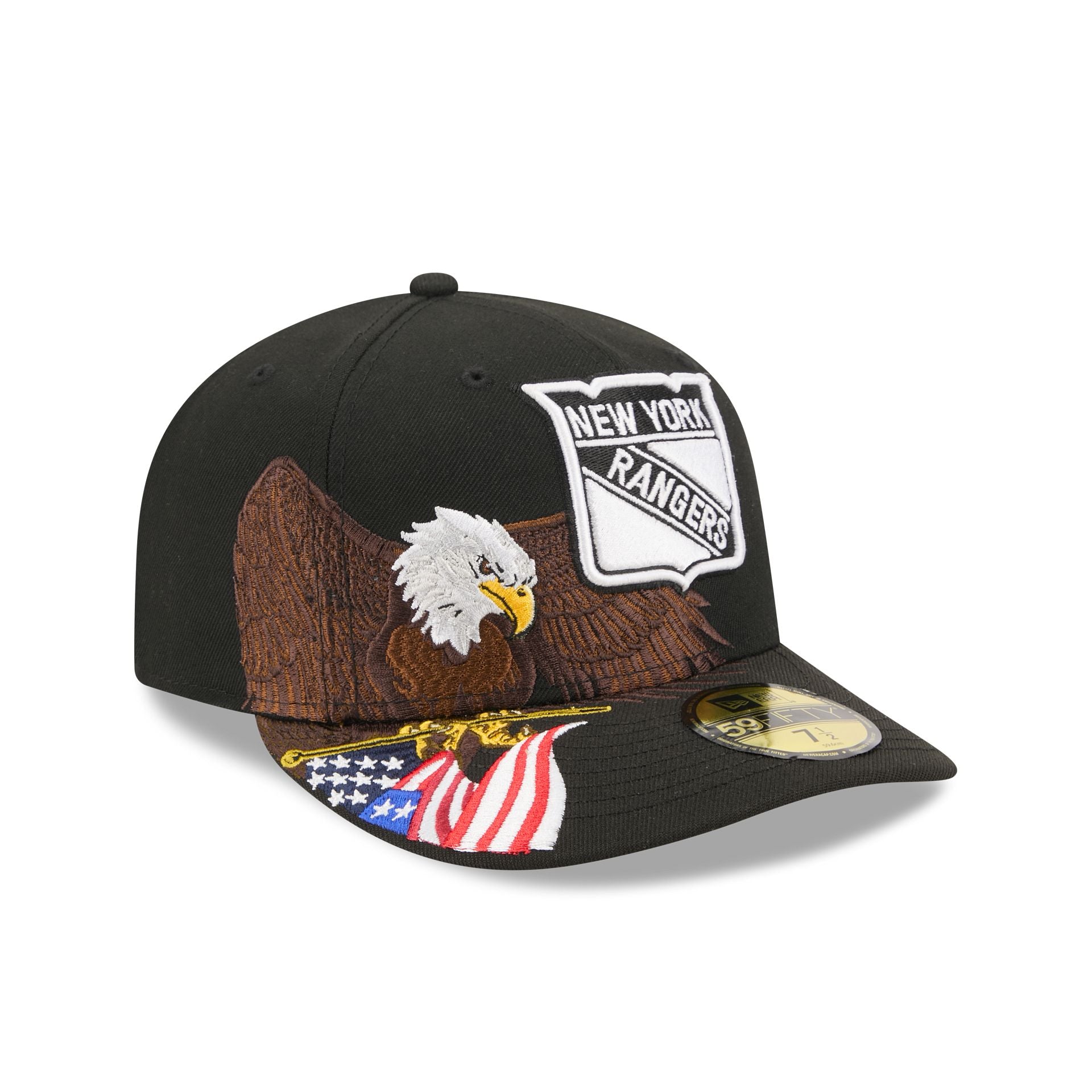 New York Rangers Liberty Eagle 59FIFTY Fitted Hat – New Era Cap