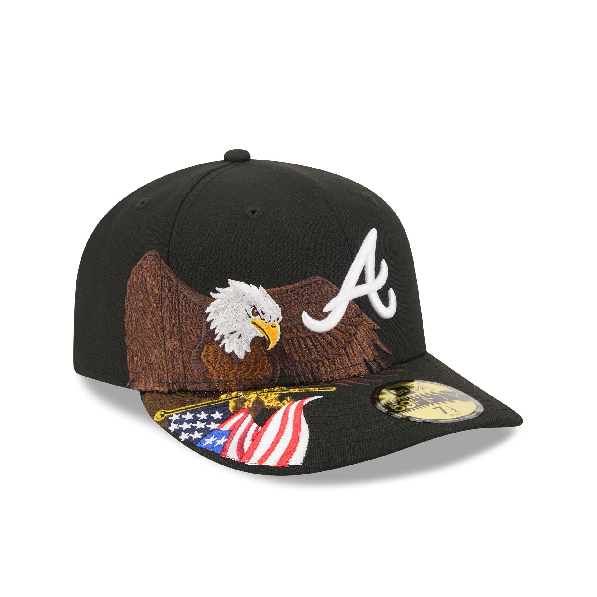 Atlanta Braves Liberty Eagle 59FIFTY Fitted Hat – New Era Cap
