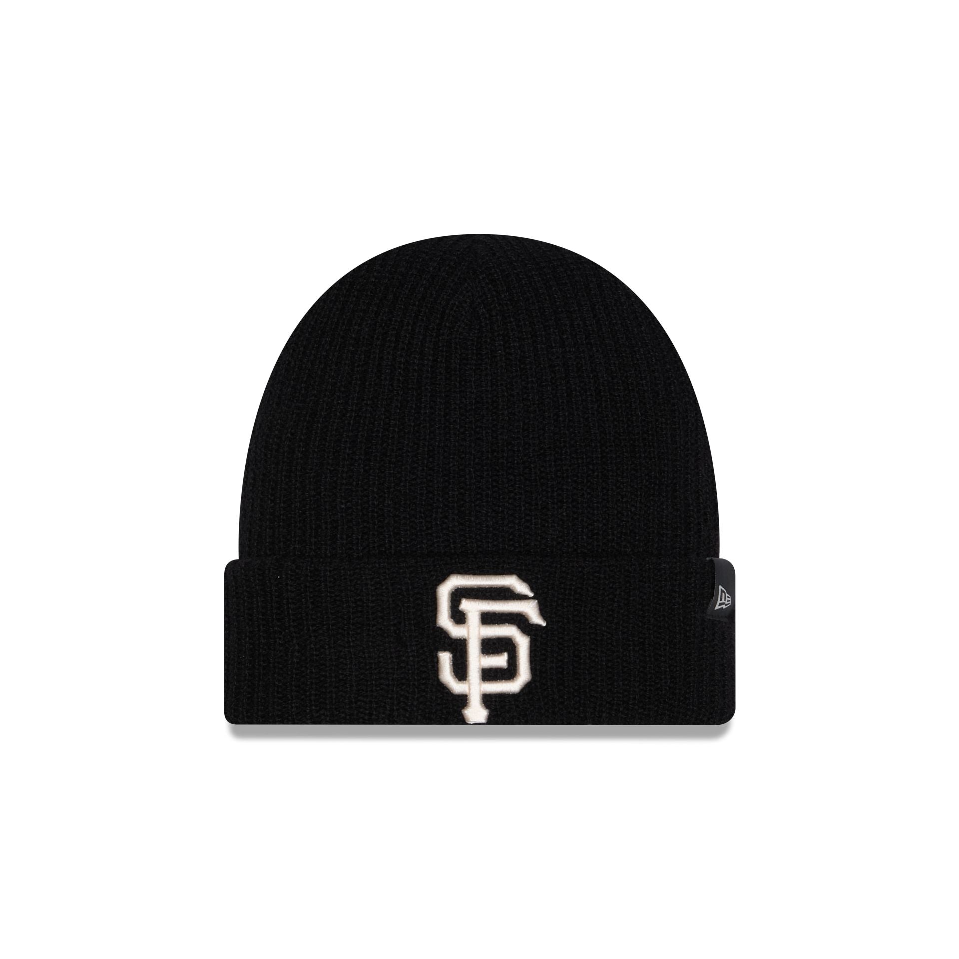 San Francisco Giants Cashmere Black Cuff Knit Hat – New Era Cap