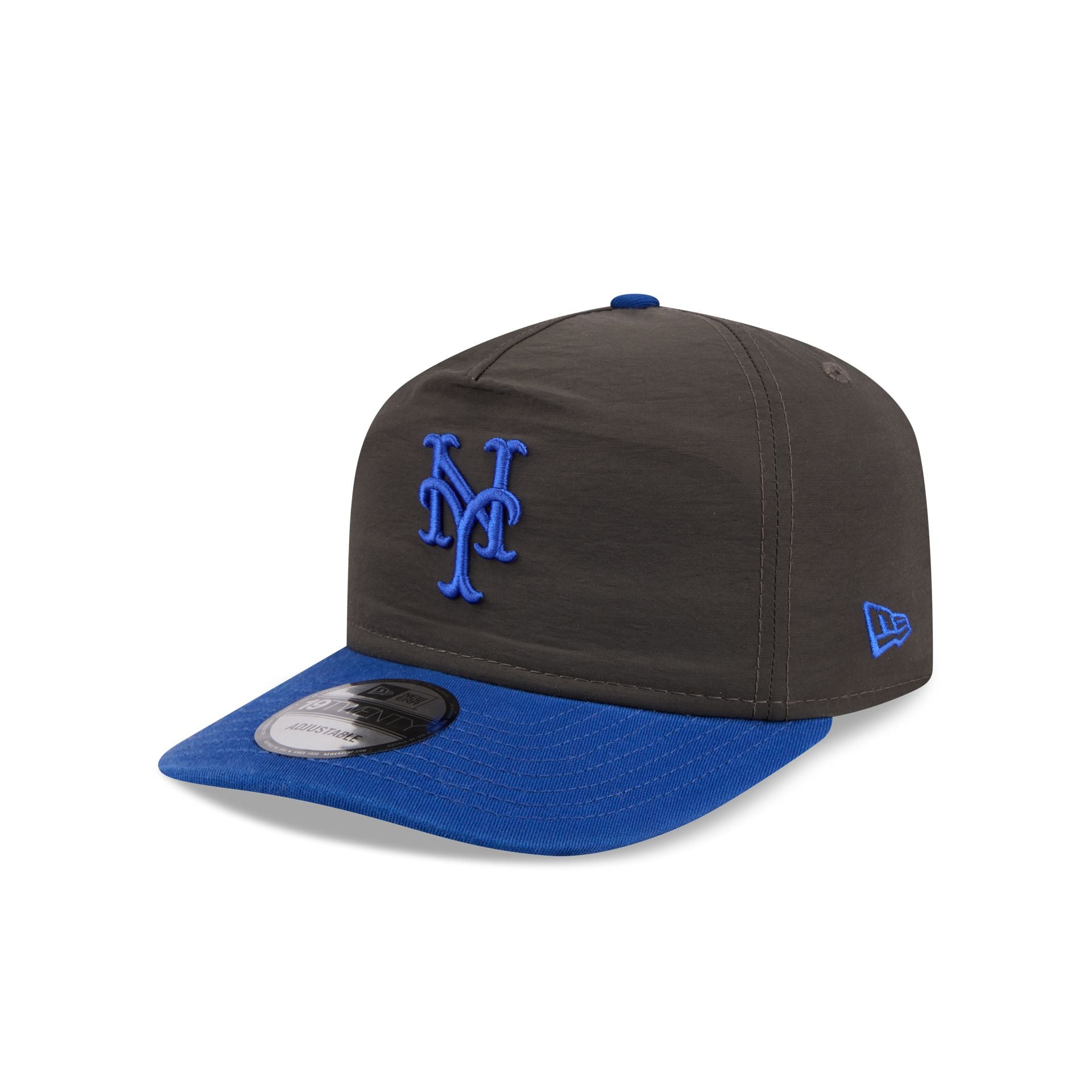 New York Mets Three Looms Nylon Black 19TWENTY Adjustable Hat
