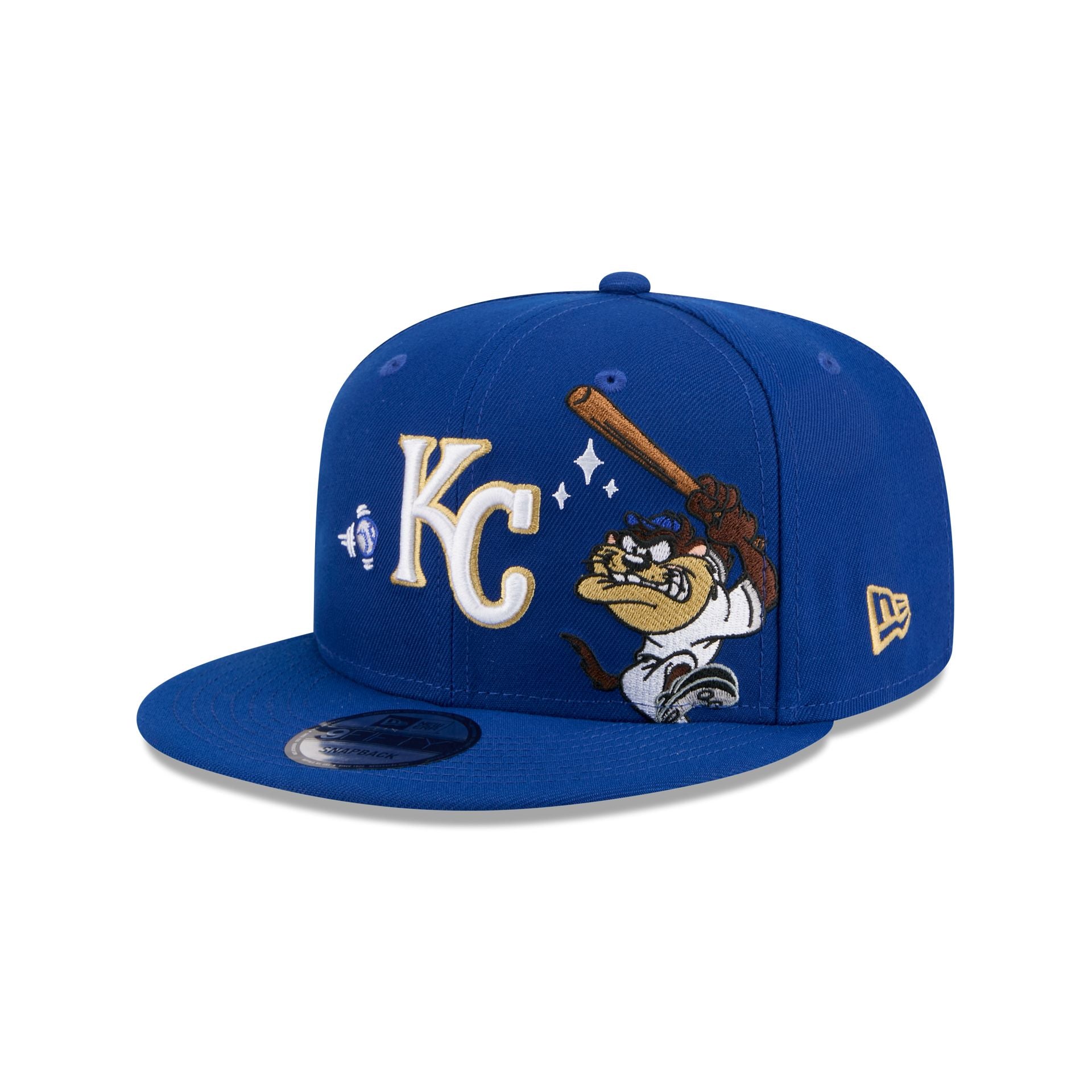 Kansas City Royals Tasmanian Devil Swing 9FIFTY Snapback Hat – New