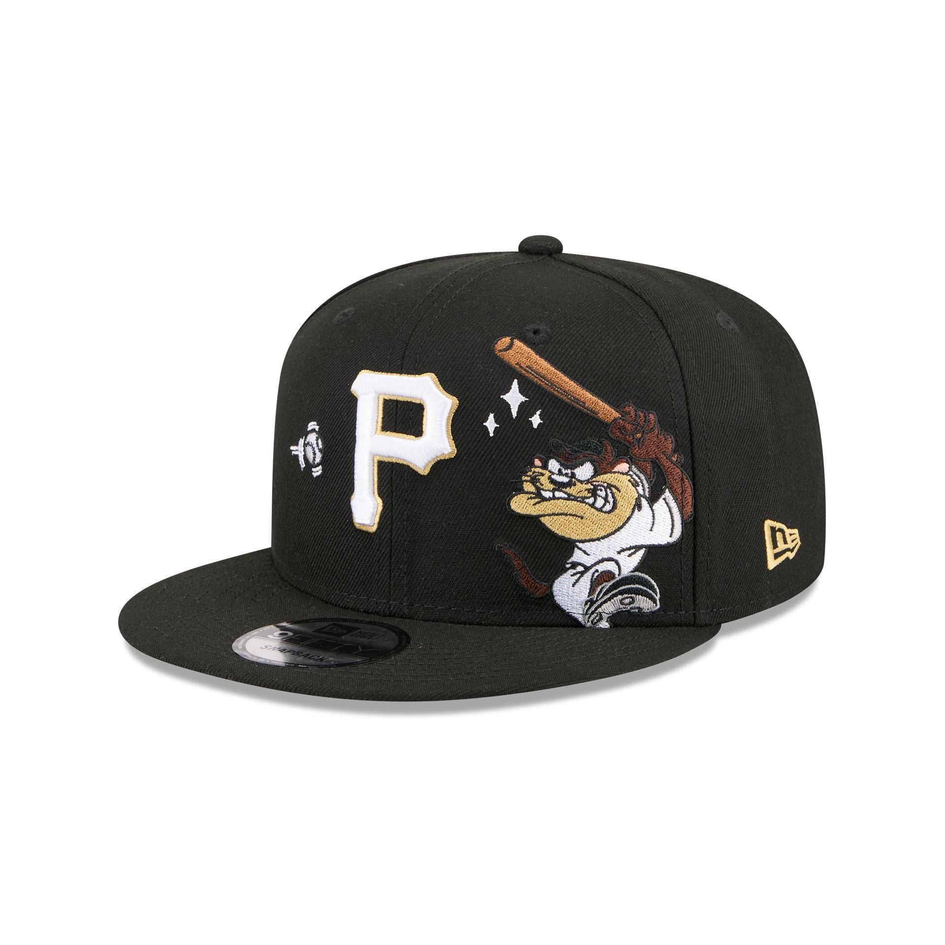 Pittsburgh Pirates Tasmanian Devil Swing 9FIFTY Snapback Hat – New