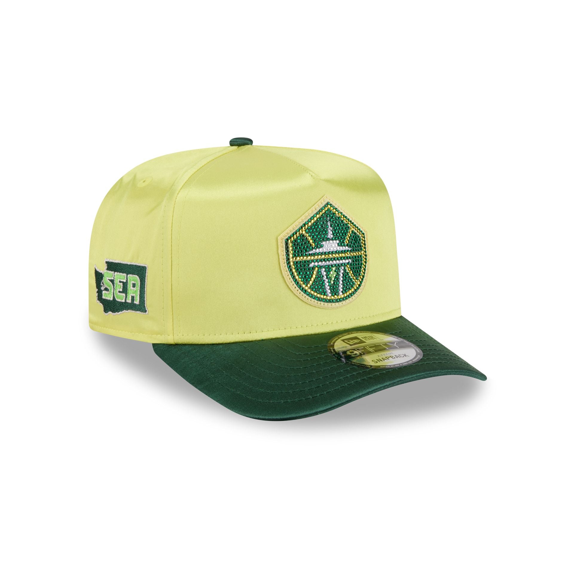 Seattle Storm 2026 Draft Satin 9FIFTY A-Frame Snapback Hat – New