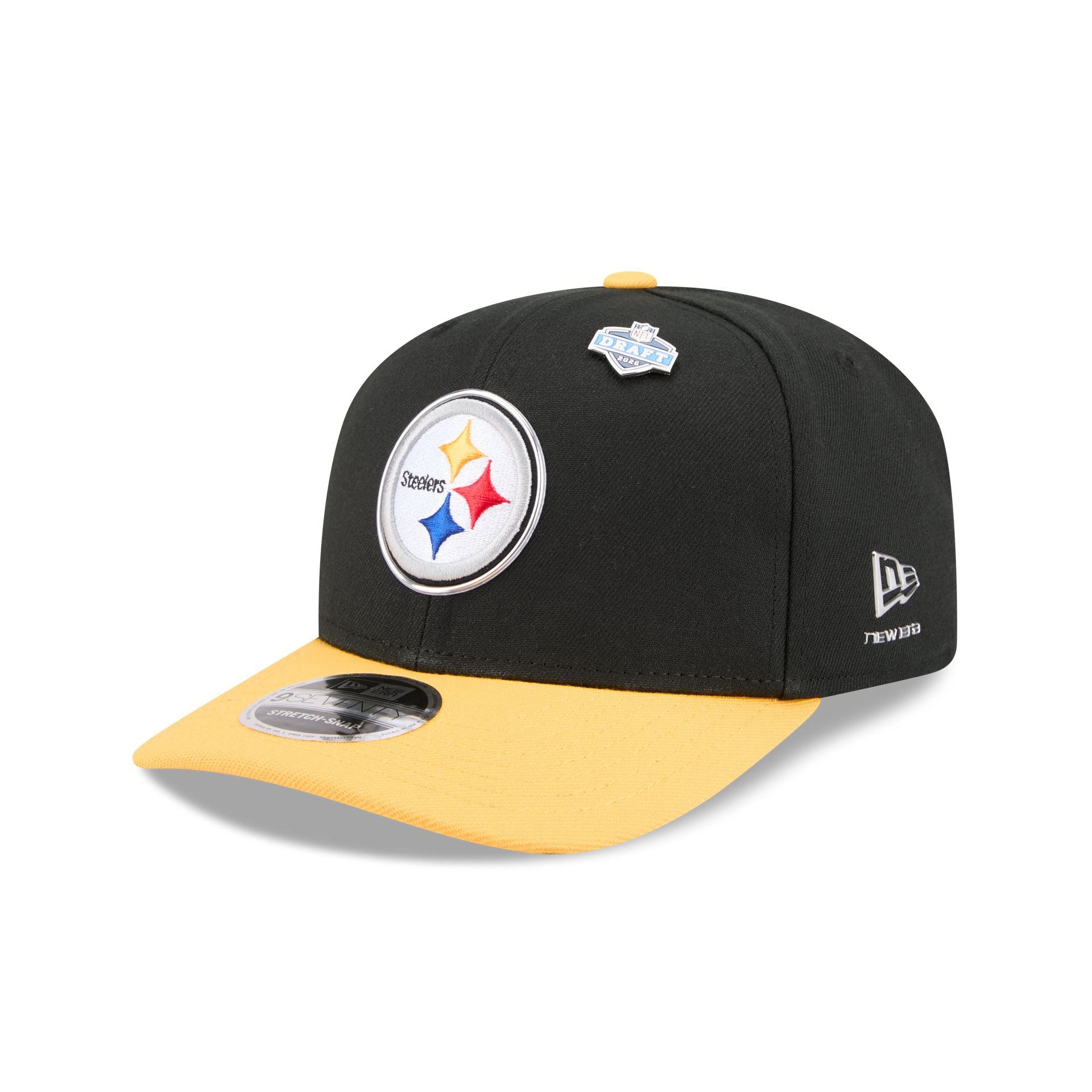 Pittsburgh Steelers 2026 Draft 9SEVENTY Stretch-Snap Hat – New Era Cap