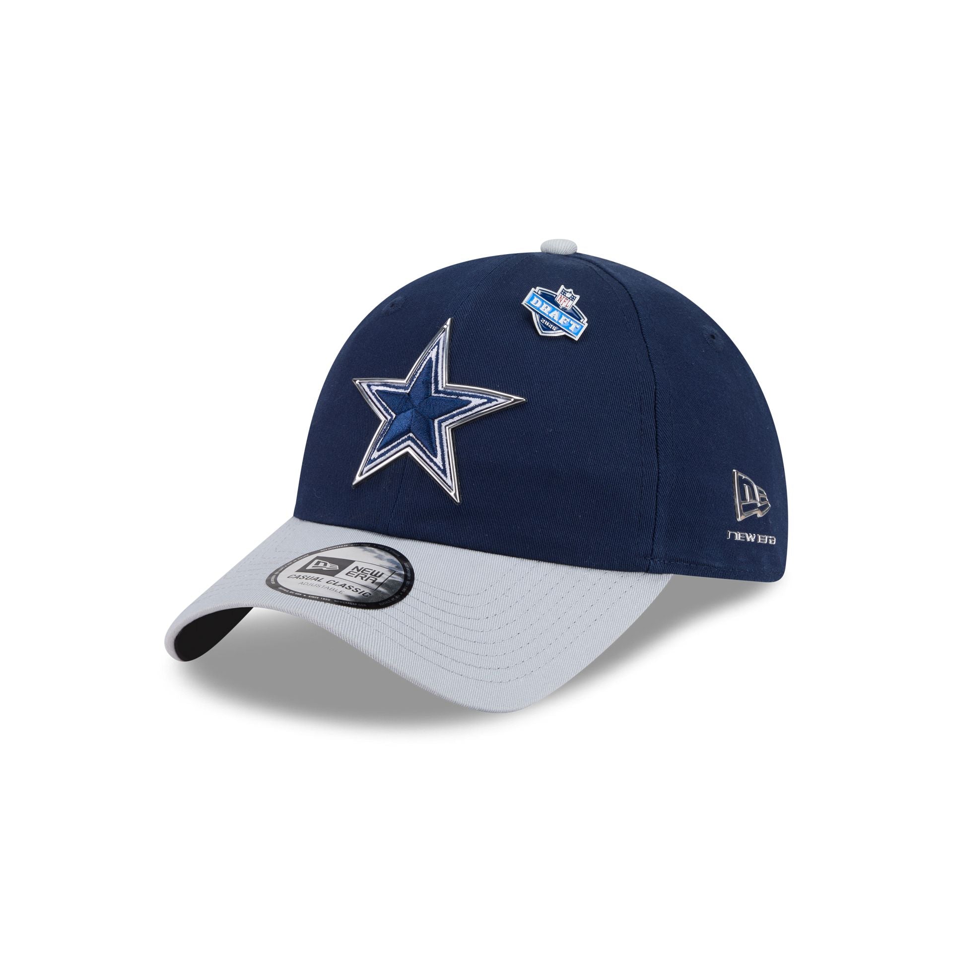 SILENT BY DAMIR DOMA キャップ　グレー　ネイビー Dallas Cowboys 2026 Draft Casual Classic Adjustable Hat – New Era Cap
