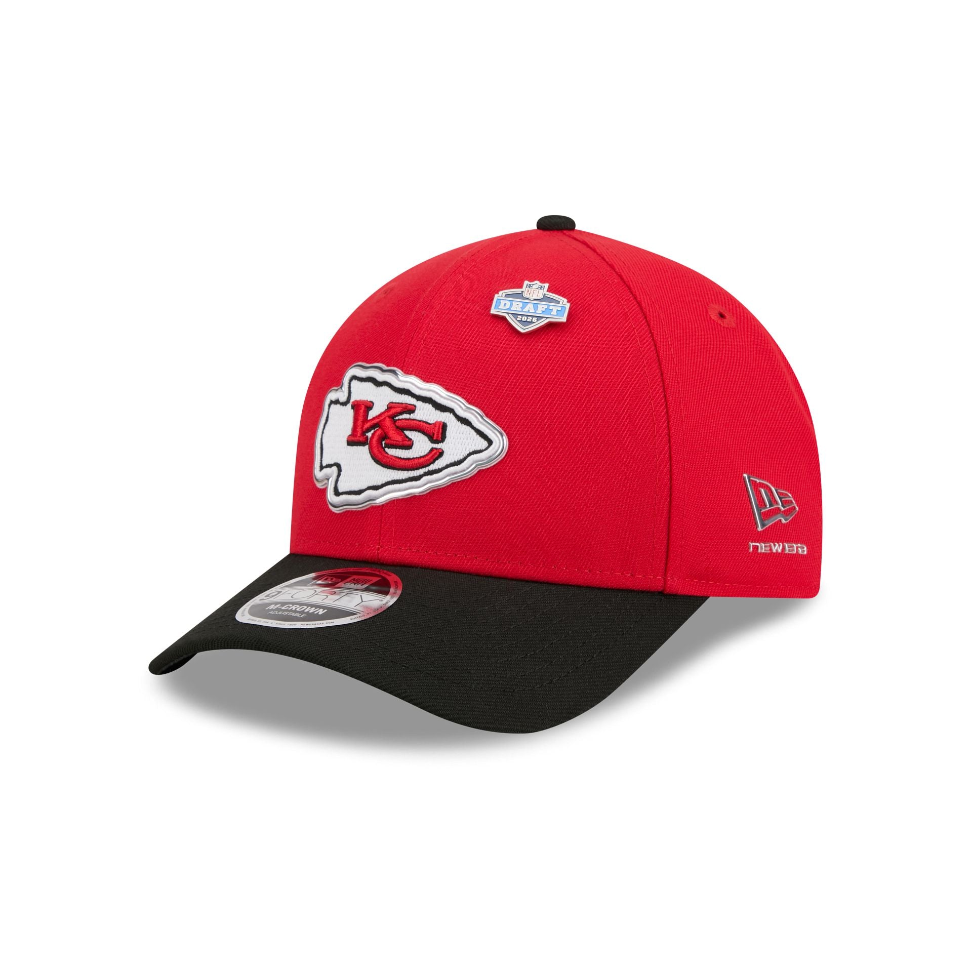 Kansas City Chiefs 2026 Draft 9FORTY M-Crown Snapback Hat – New