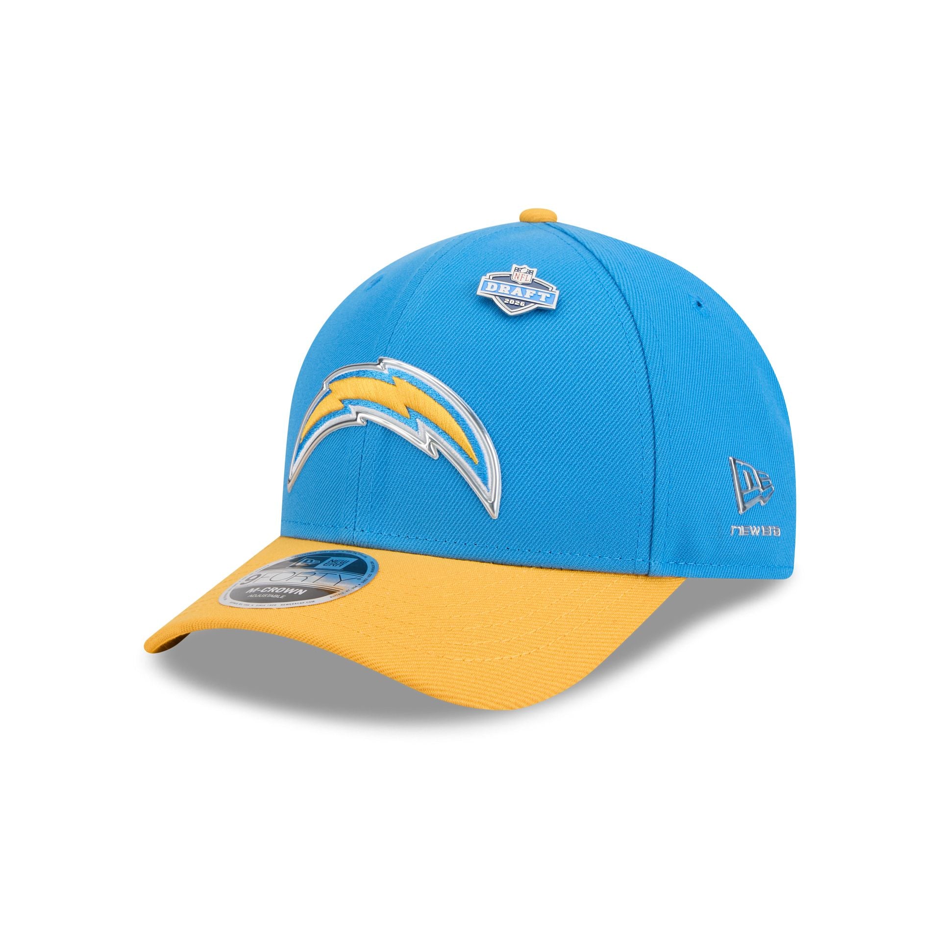 Los Angeles Chargers 2026 Draft 9FORTY M-Crown Snapback Hat – New