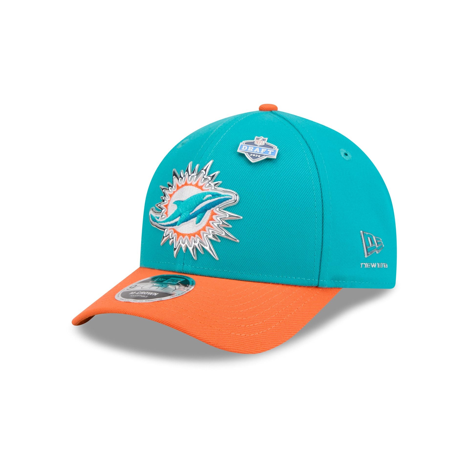Miami Dolphins 2026 Draft 9FORTY M-Crown Snapback Hat – New Era Cap